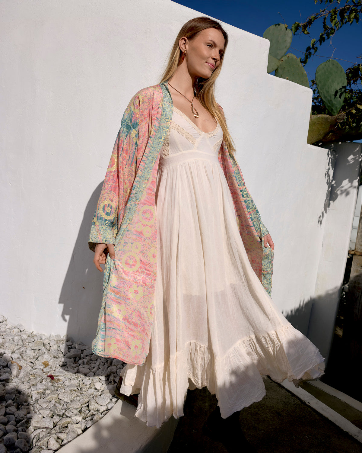 SOLARA MIDI KIMONO PARADISE