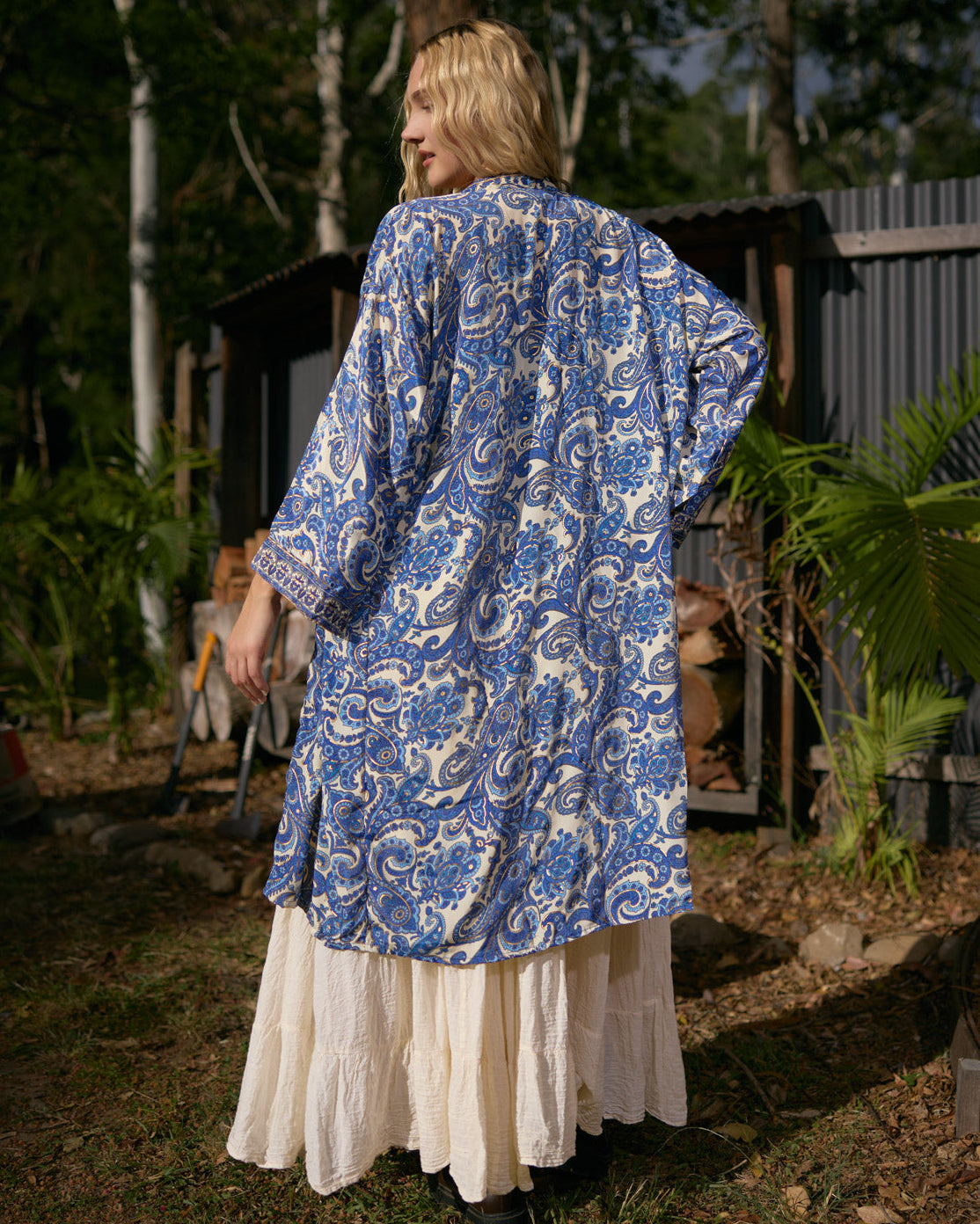 SOLARA MIDI KIMONO SEA WHISPER