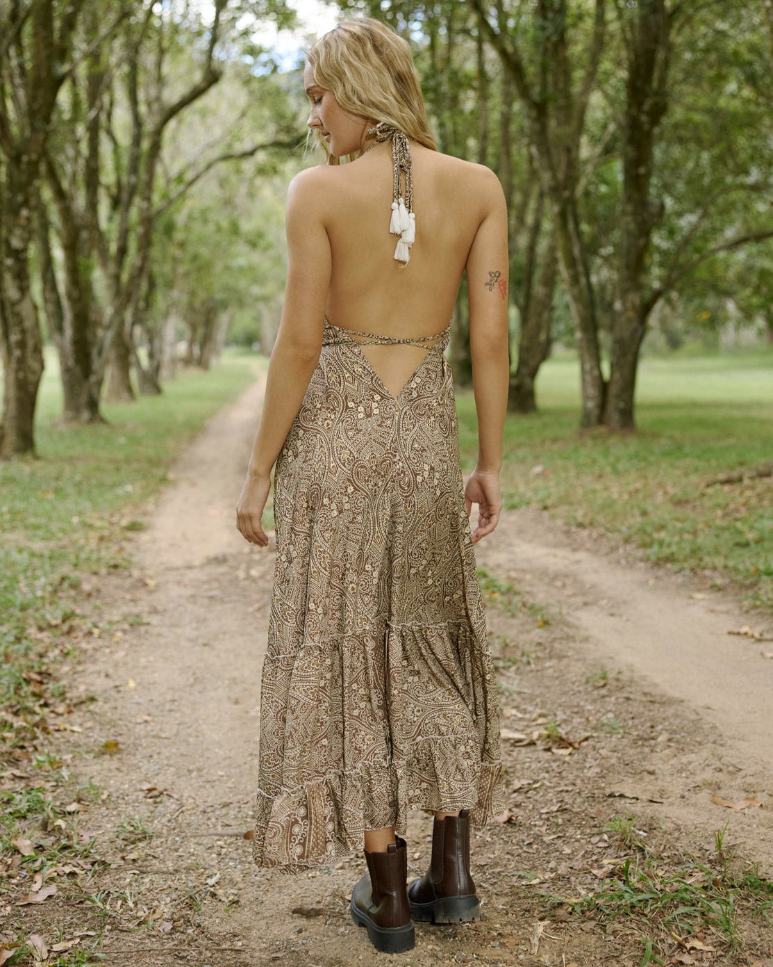 SELAH MAXI DRESS GOLD DUST
