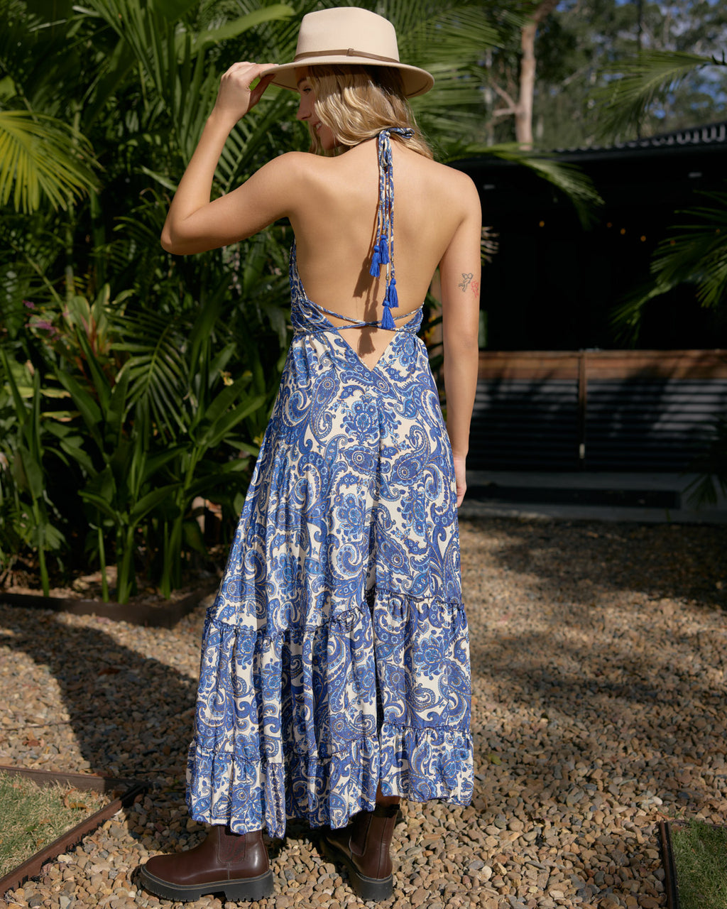 SELAH MAXI DRESS SEA WHISPER