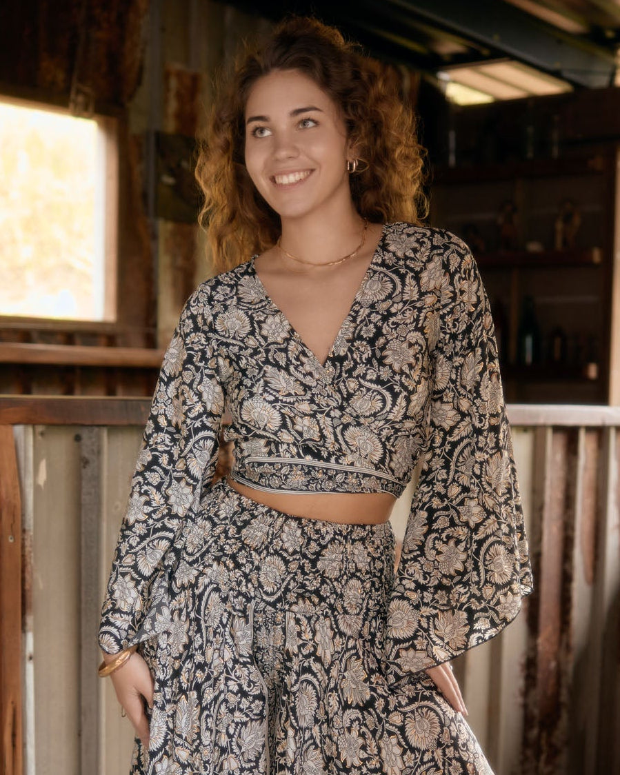 SELENE TOP WILD INK