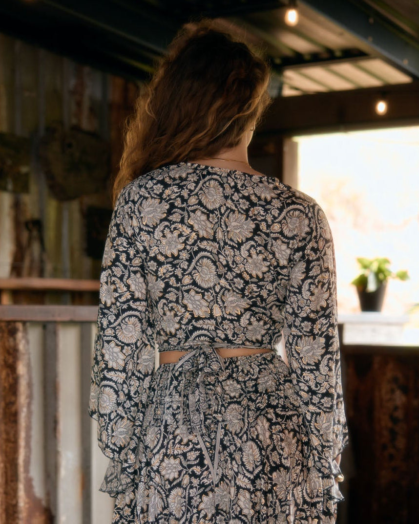 SELENE TOP WILD INK