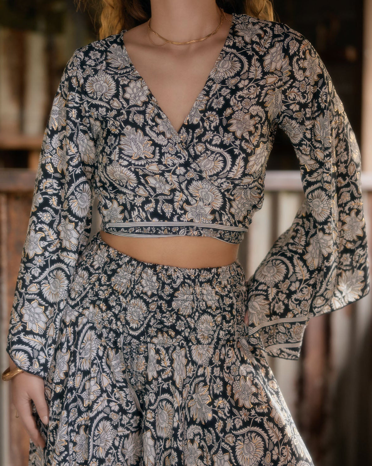 SELENE TOP WILD INK