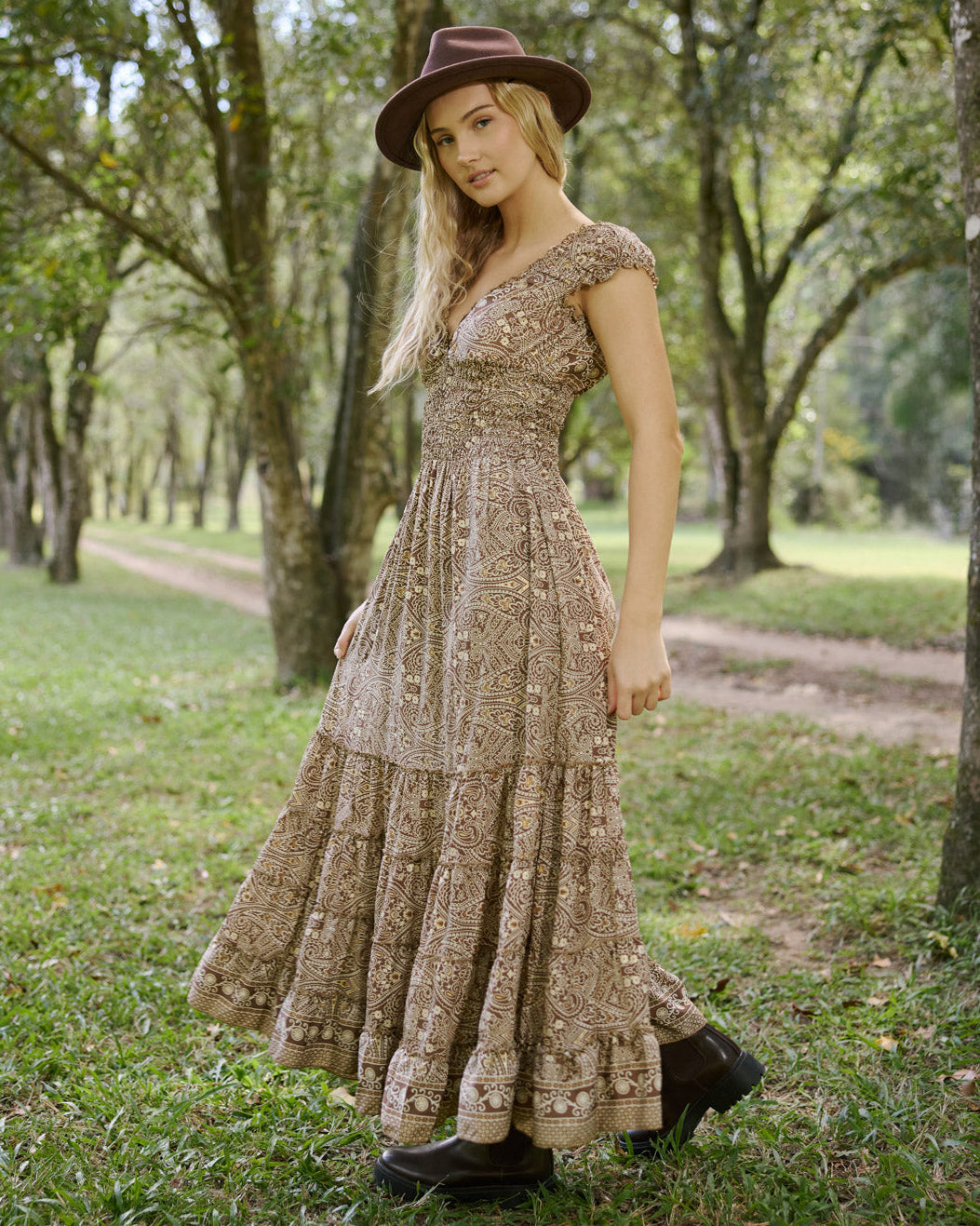 SAMARA MAXI DRESS GOLD DUST