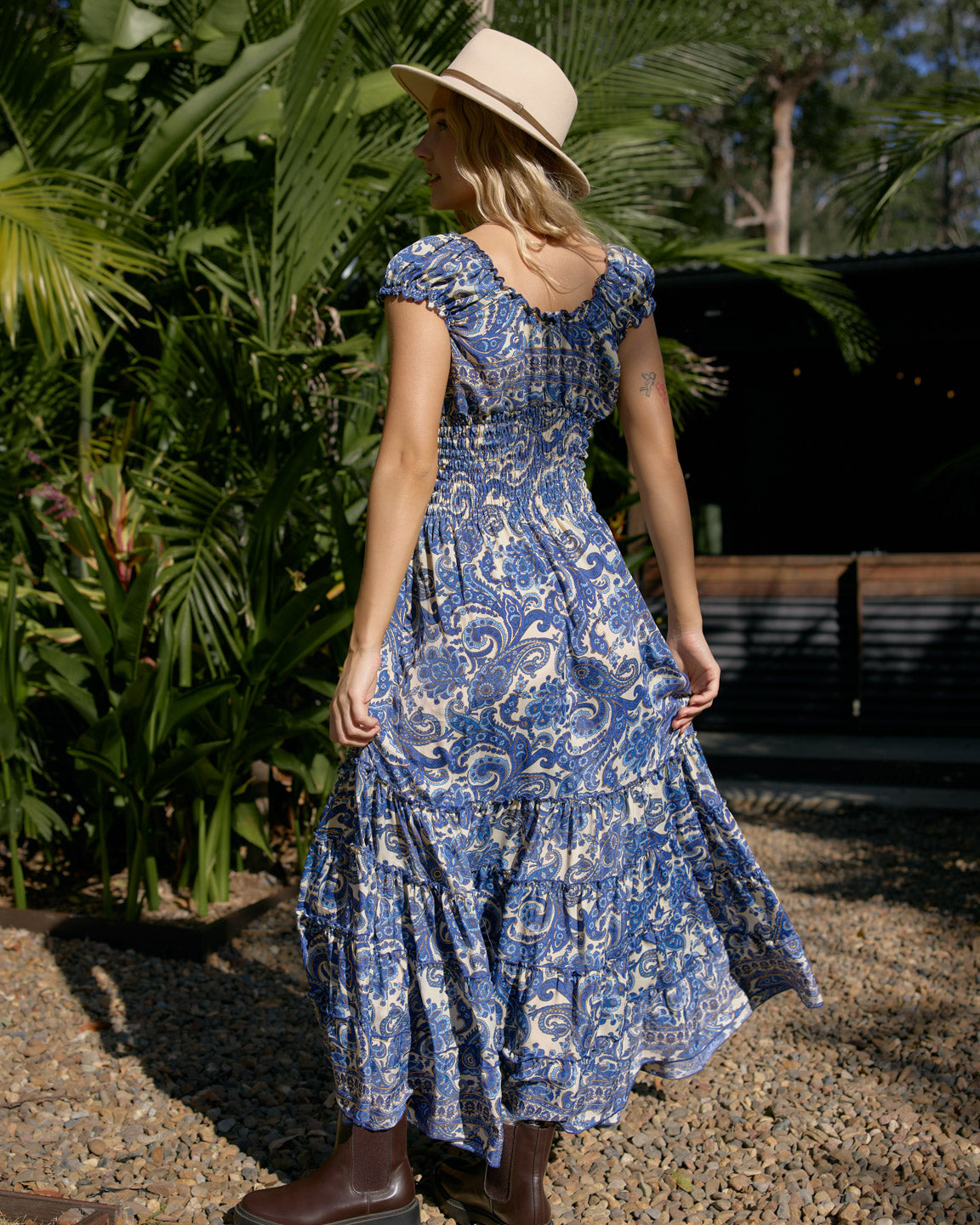 SAMARA MAXI DRESS SEA WHISPER