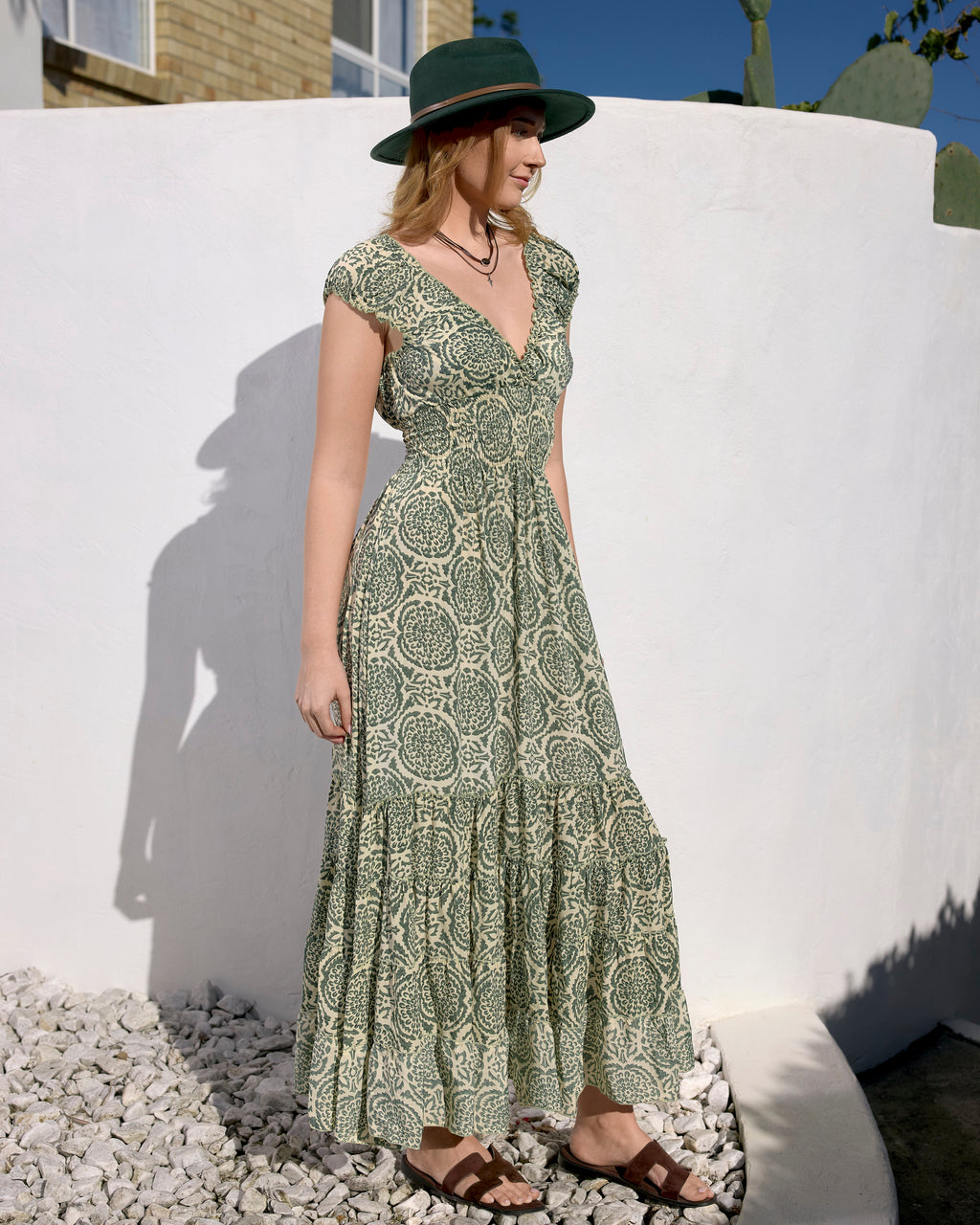 SAMARA MAXI DRESS WILD MOSS