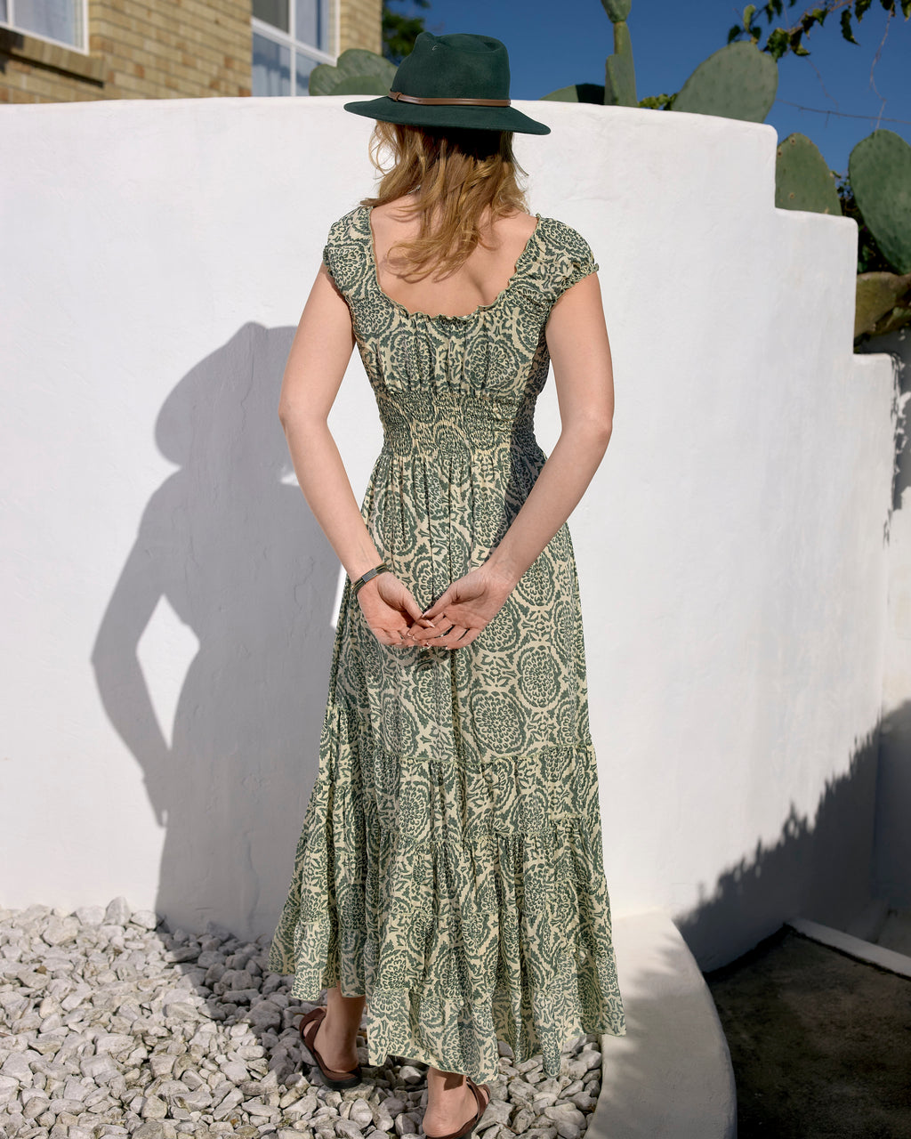 SAMARA MAXI DRESS WILD MOSS
