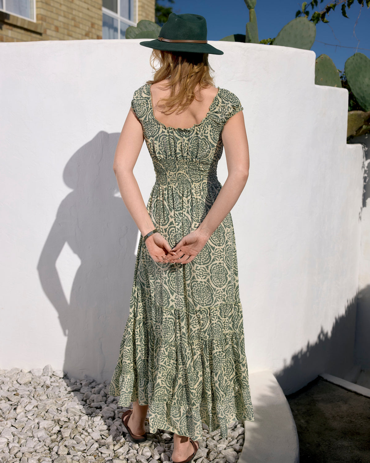 SAMARA MAXI DRESS WILD MOSS