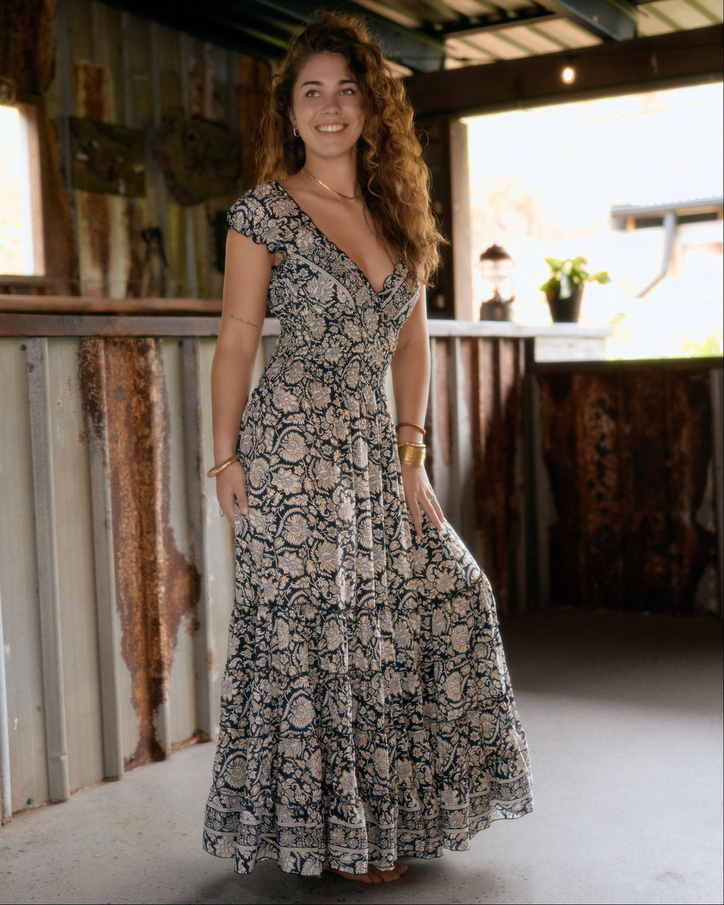 SAMARA MAXI DRESS WILD INK
