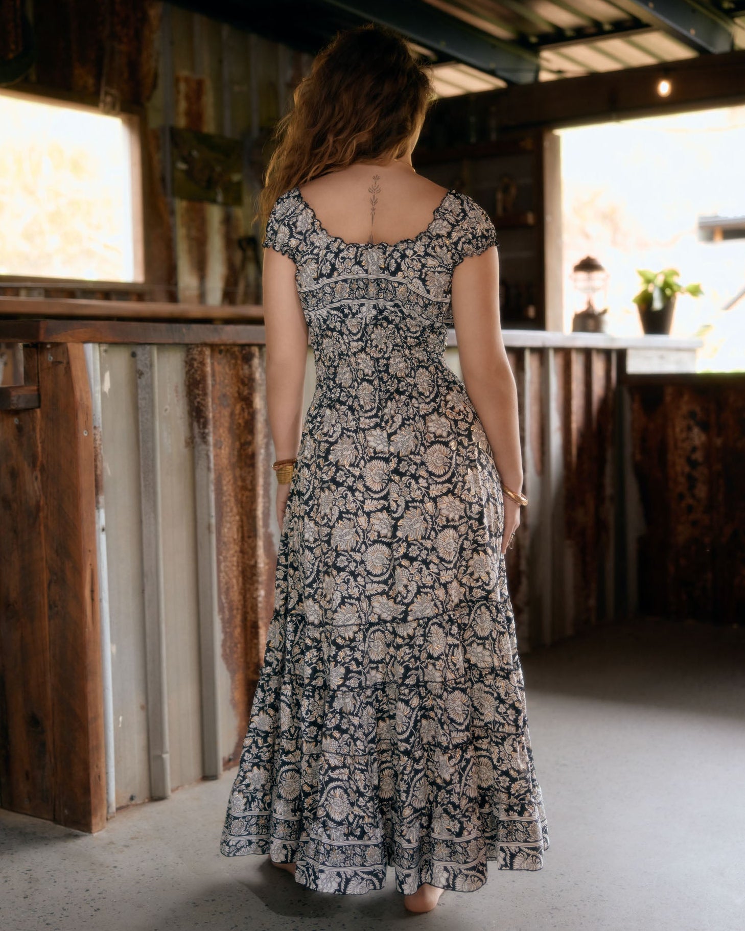 SAMARA MAXI DRESS WILD INK