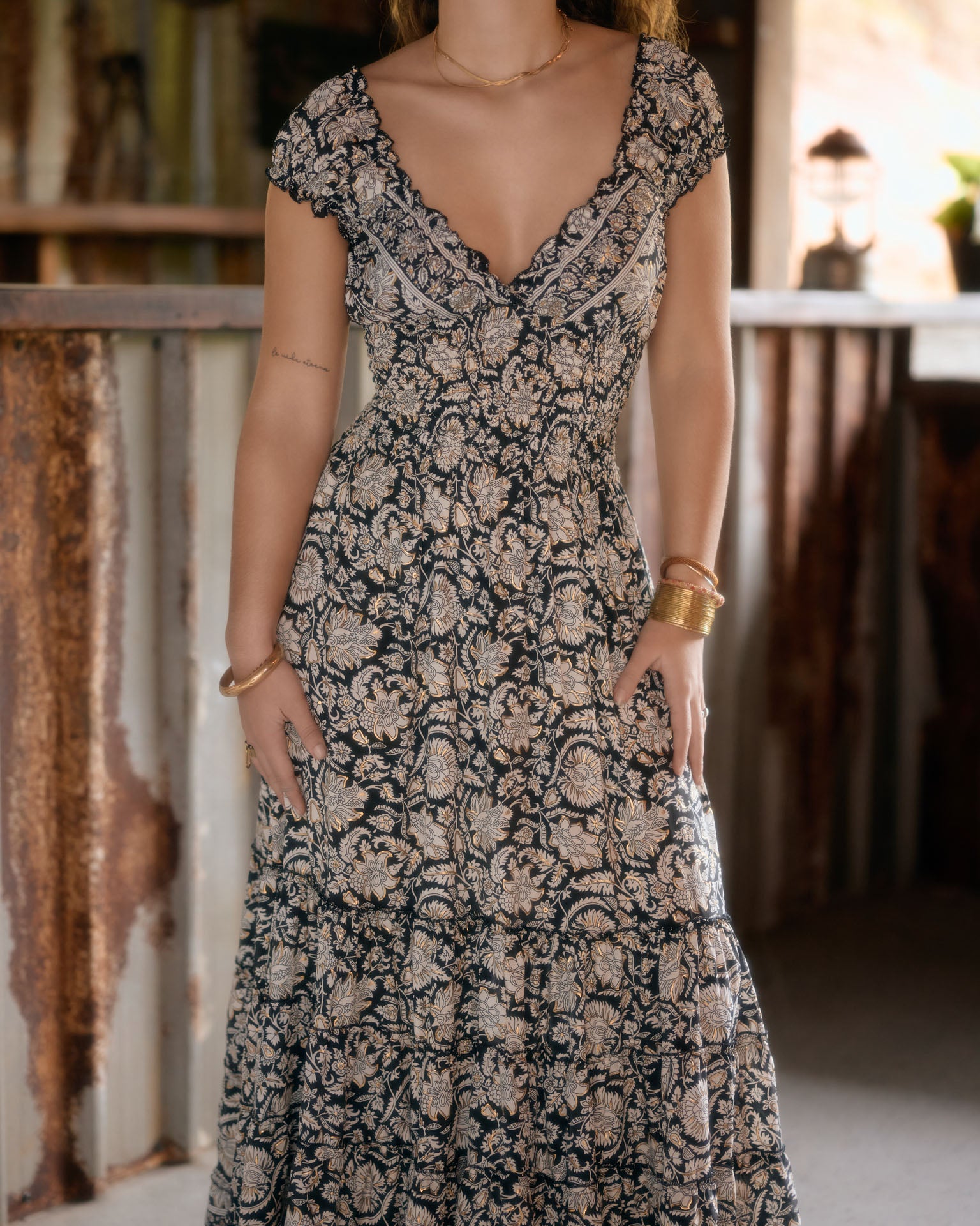 SAMARA MAXI DRESS WILD INK