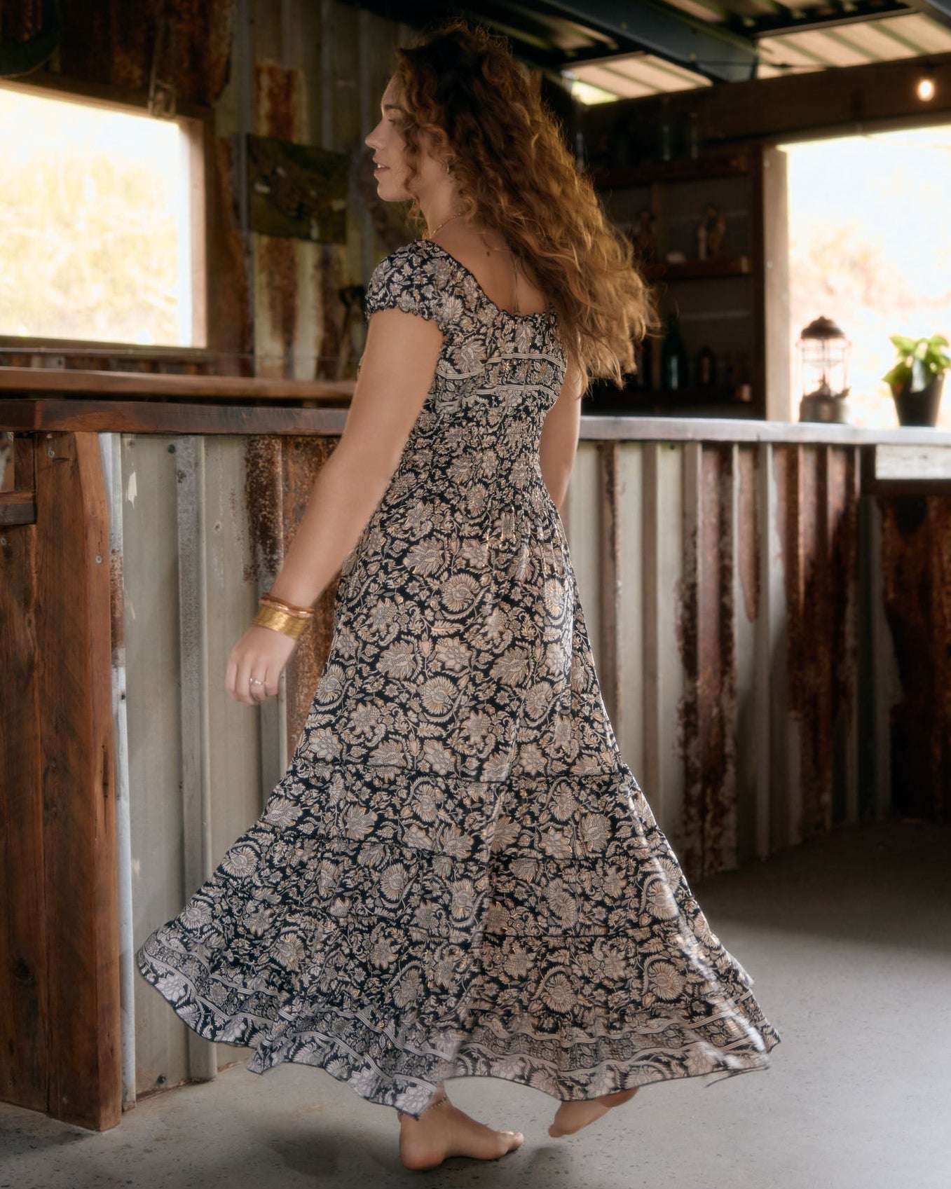 SAMARA MAXI DRESS WILD INK