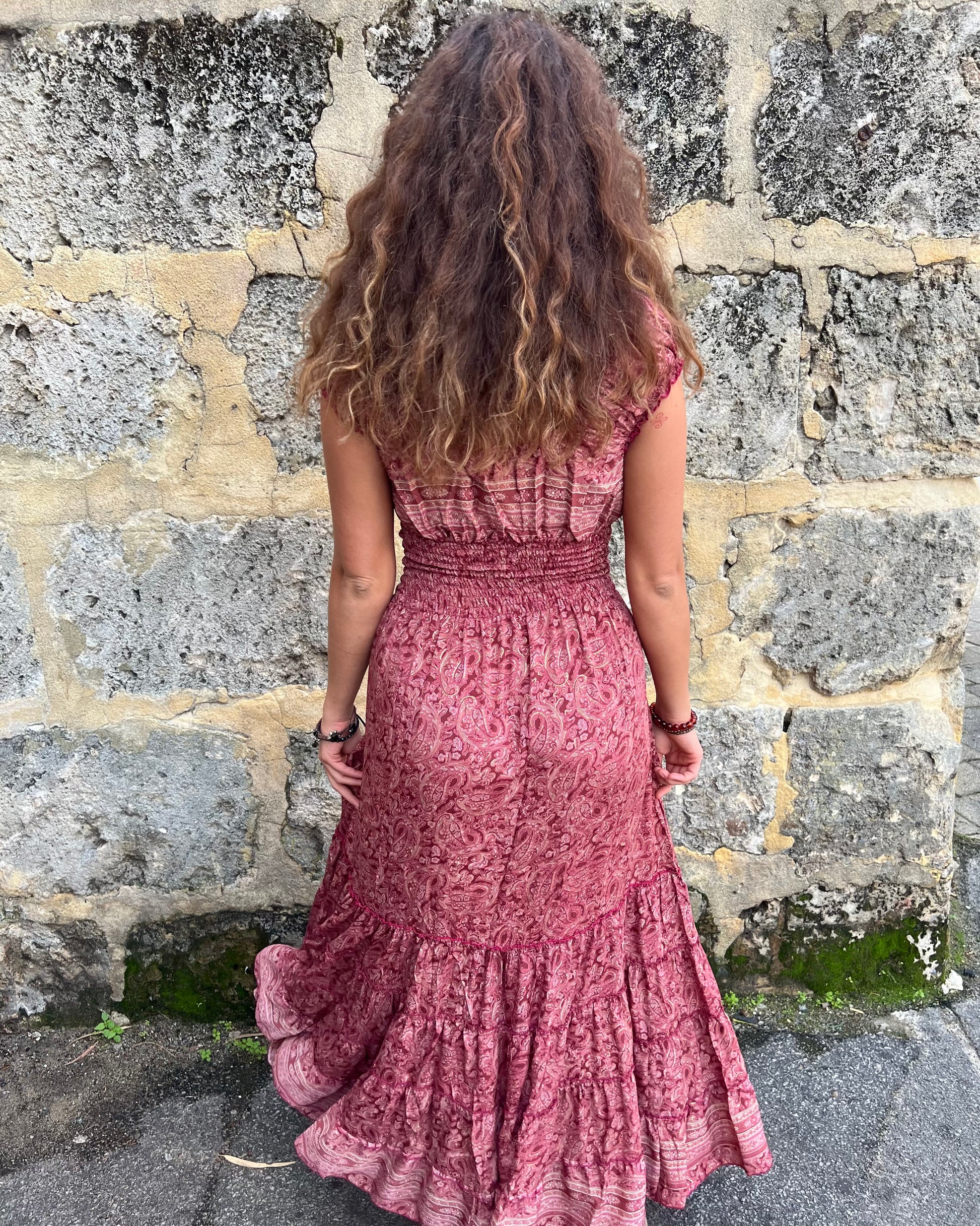 SAMARA MAXI DRESS CABERNET