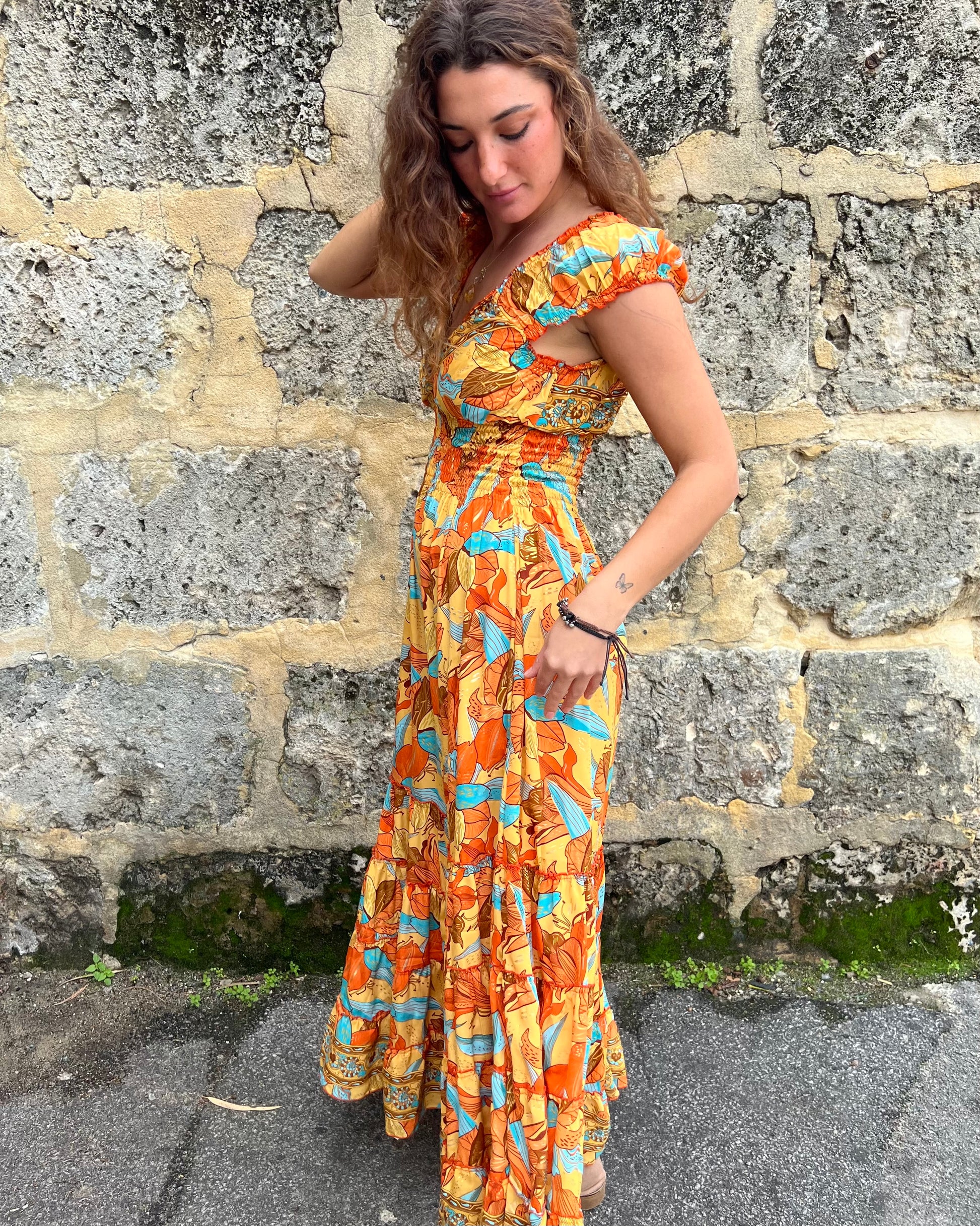 SAMARA MAXI DRESS SUNBURST