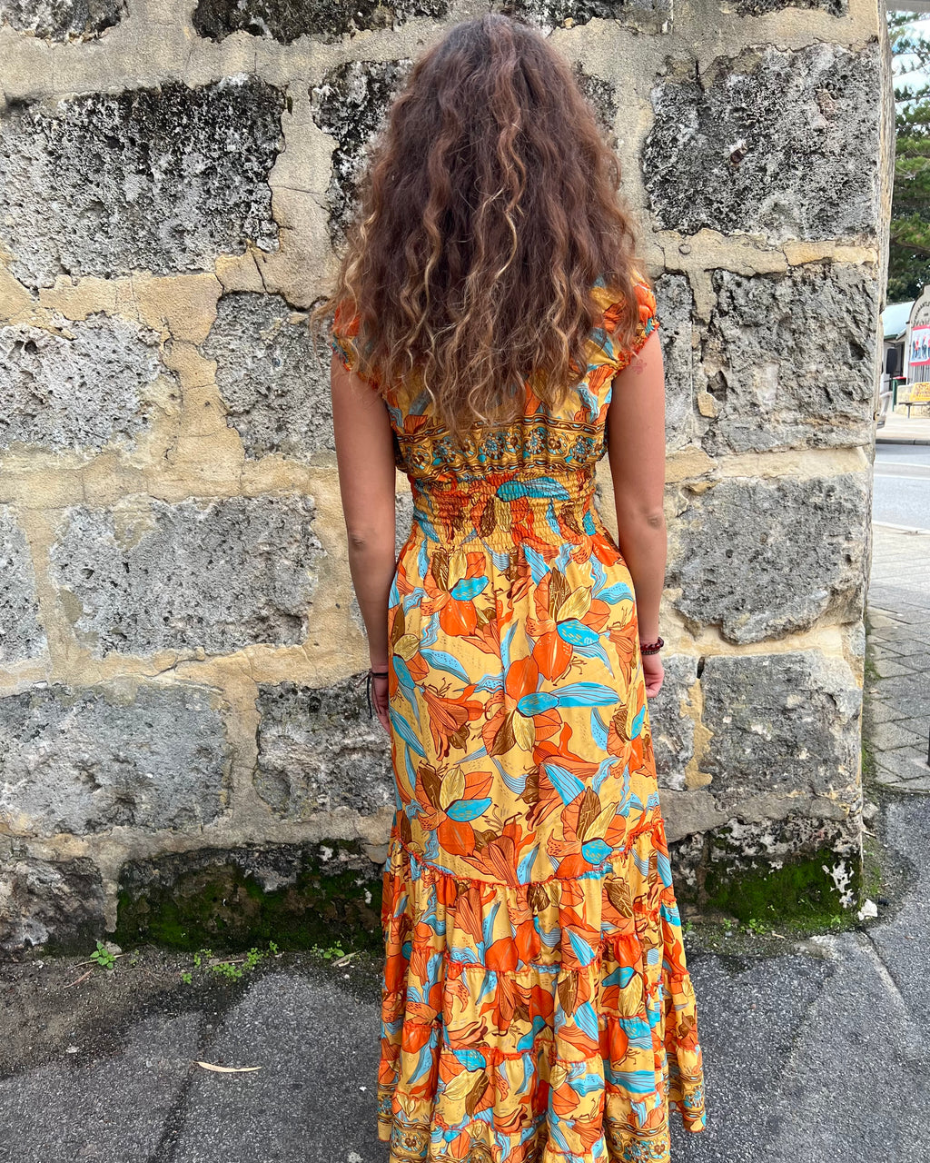 SAMARA MAXI DRESS SUNBURST