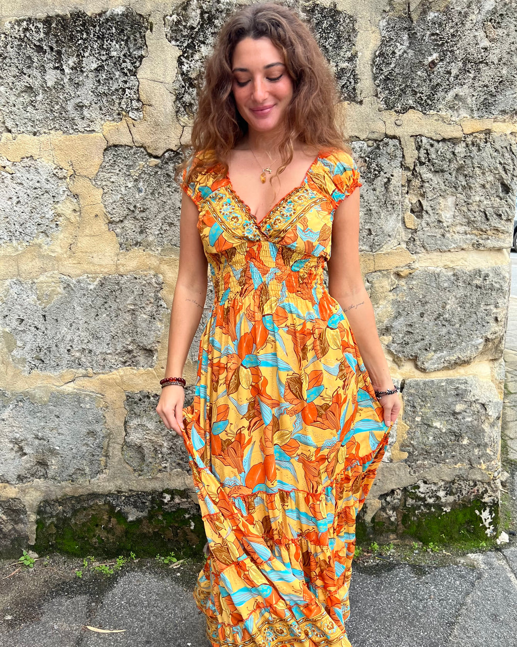 SAMARA MAXI DRESS SUNBURST