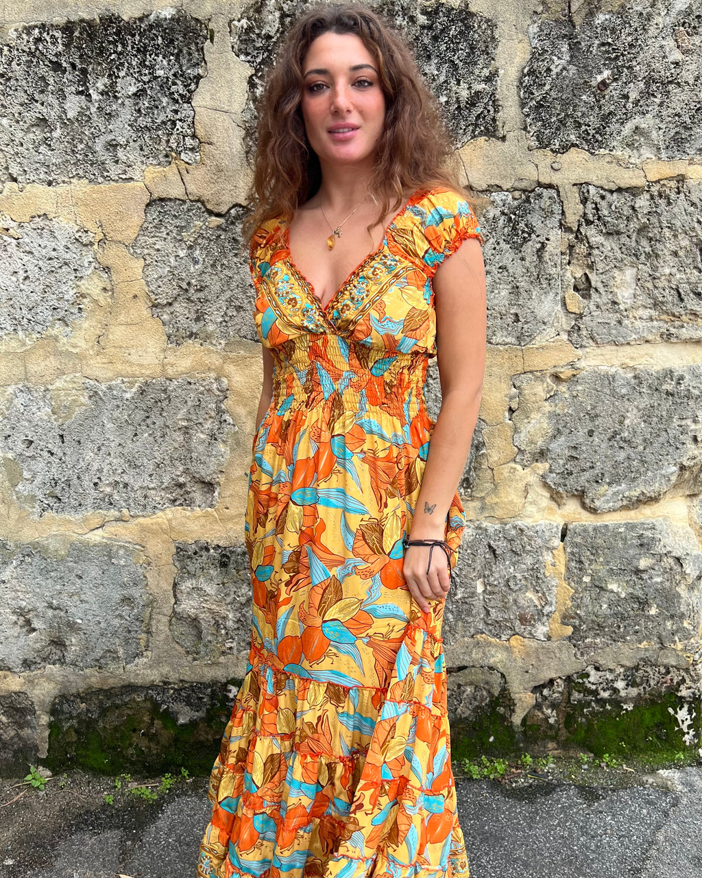 SAMARA MAXI DRESS SUNBURST