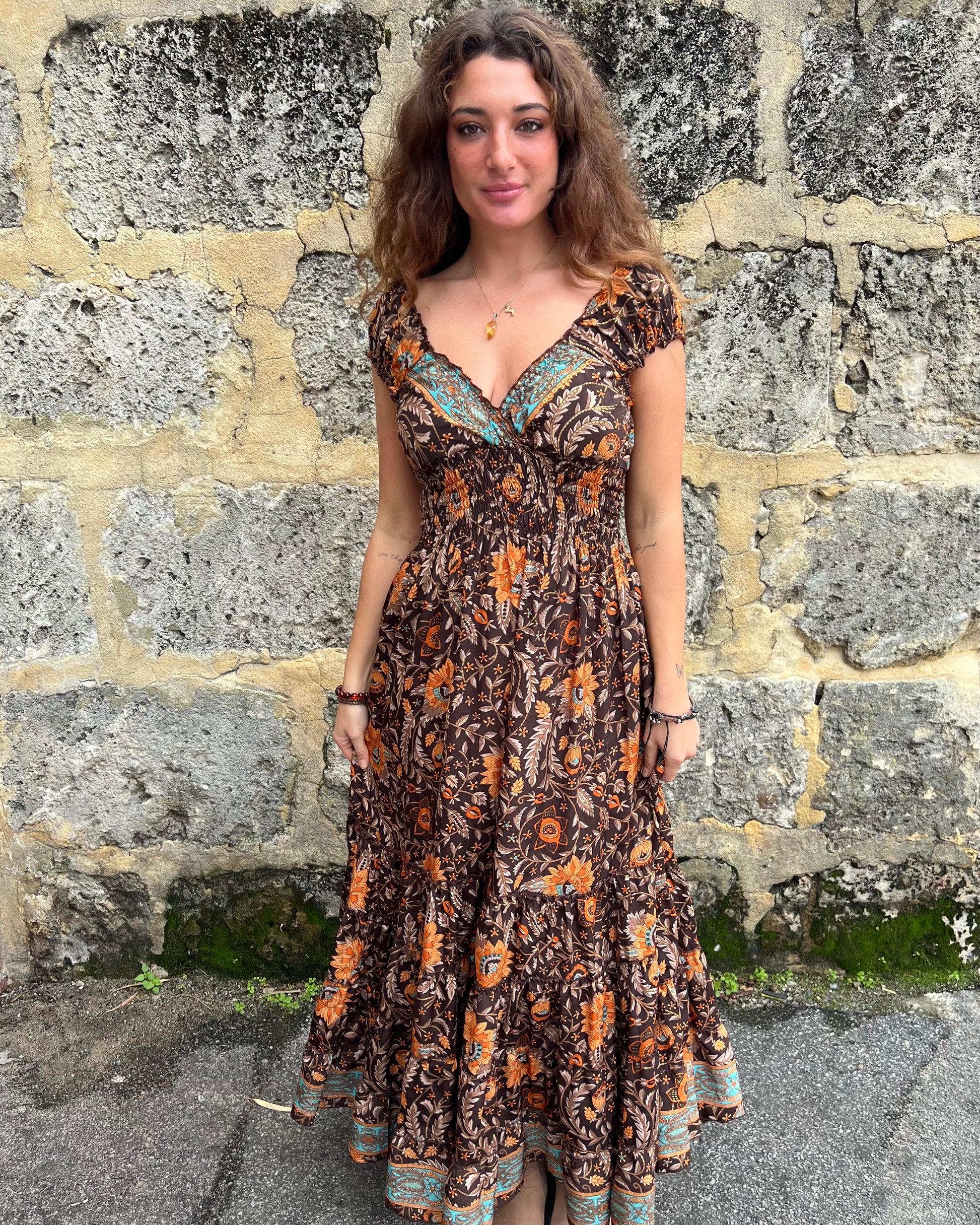 SAMARA MAXI DRESS SUNSTONE