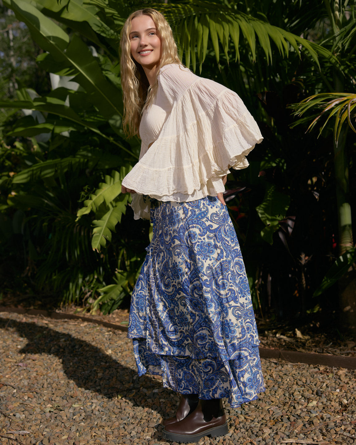 SOLEA MAXI SKIRT SEA WHISPER