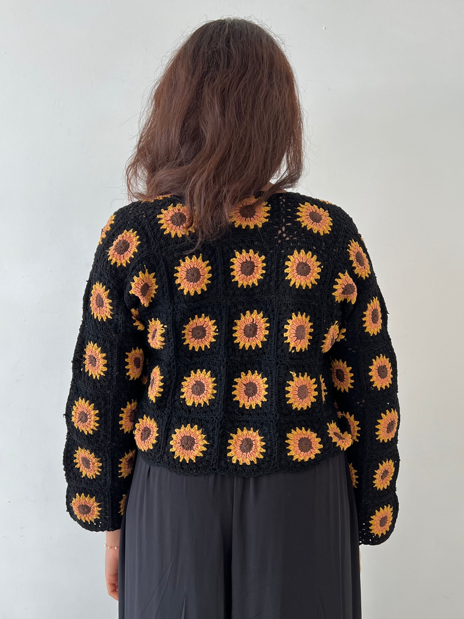 SUNFLOWER CARDIGAN BLACK