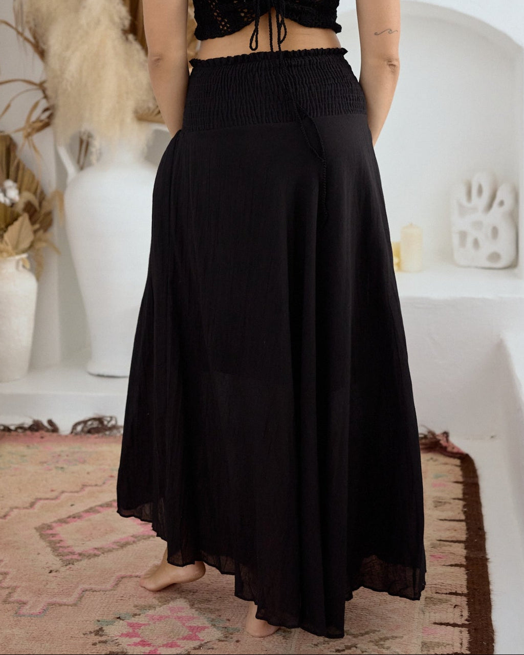 COCO MAXI SKIRT BLACK