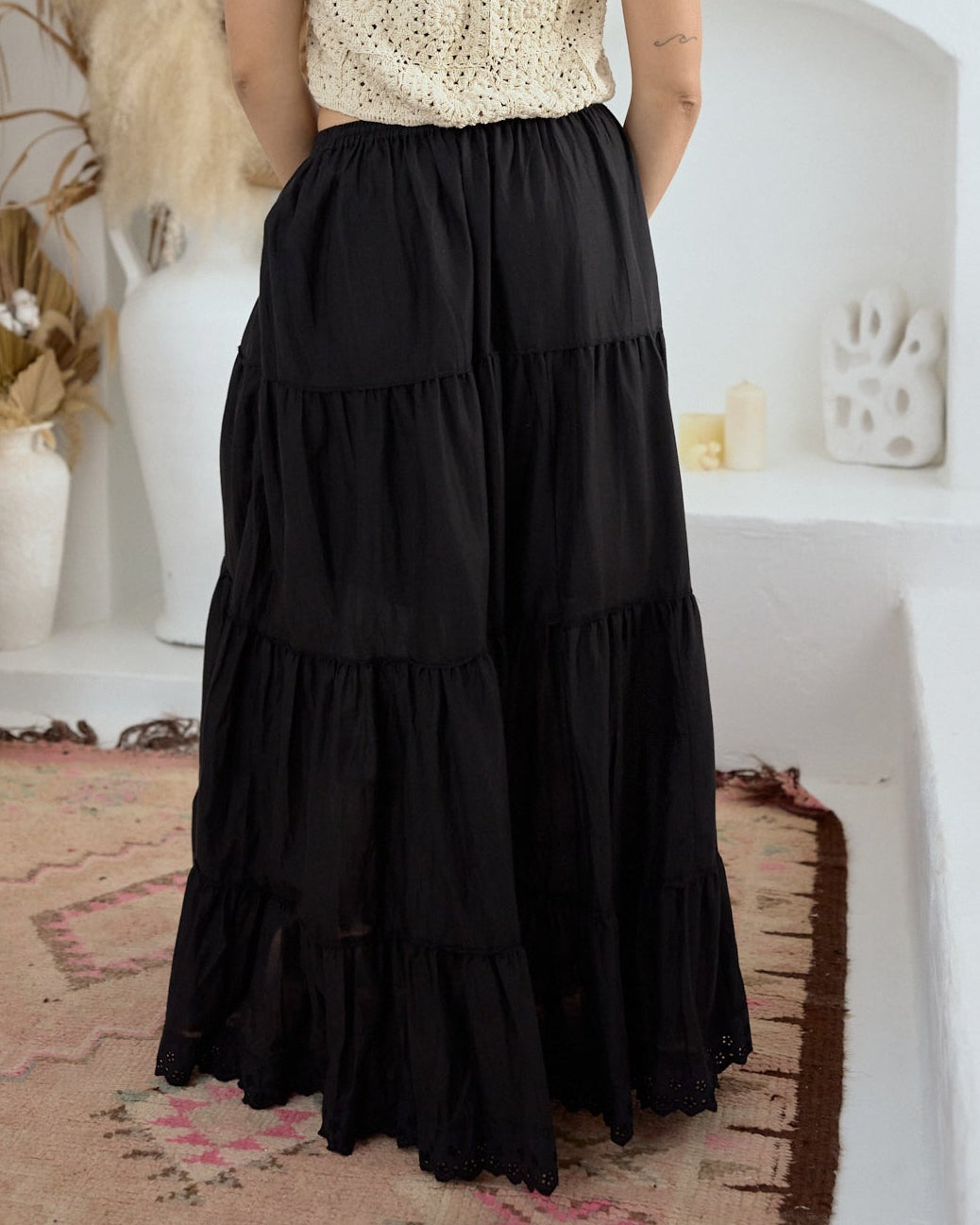BELLA MAXI SKIRT BLACK