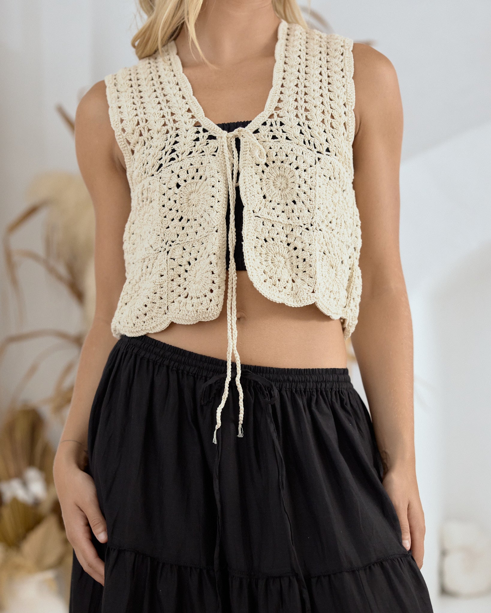 HOLI VEST VINTAGE CREAM