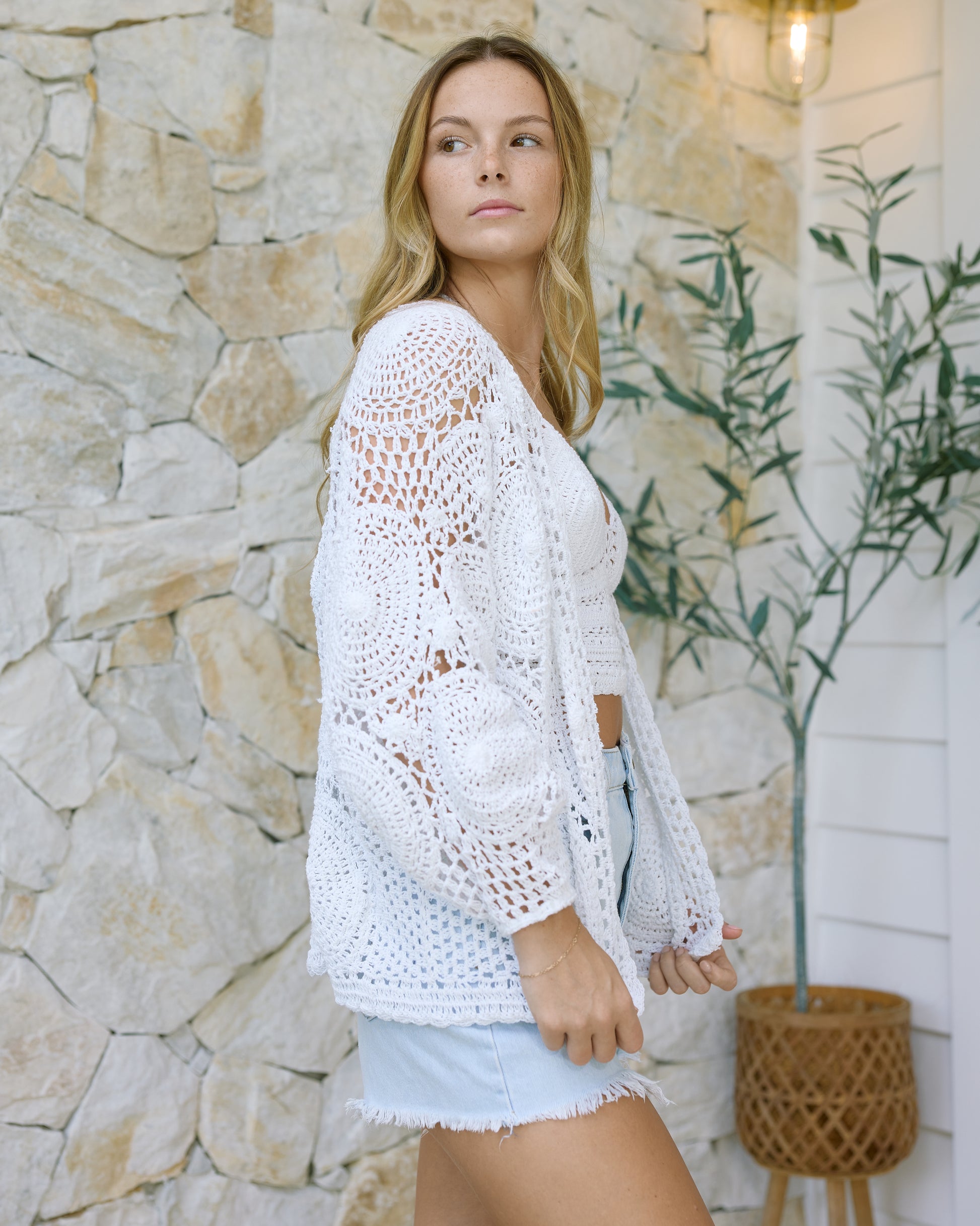 KYRA CARDIGAN WHITE