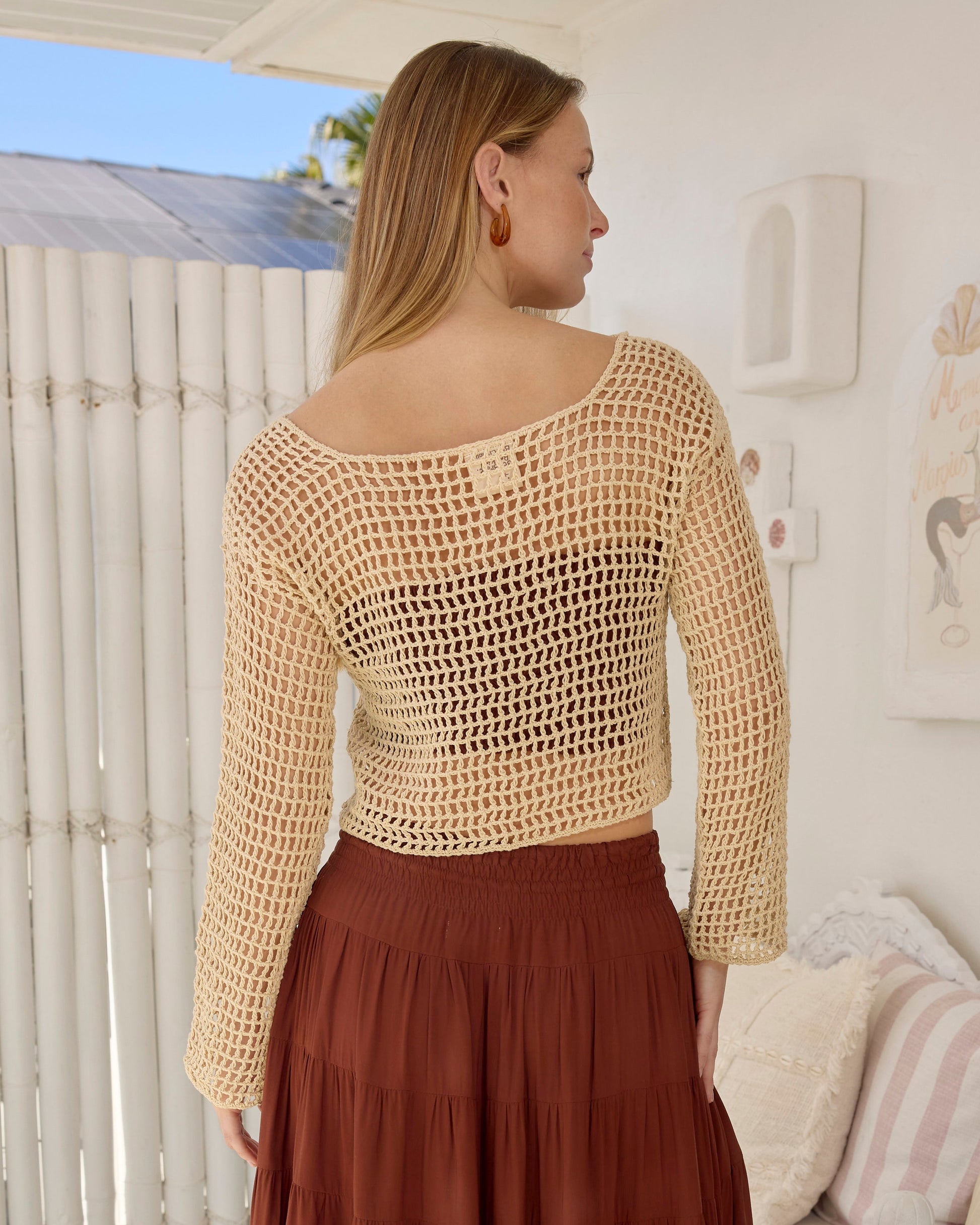 NORA TOP VINTAGE CREAM