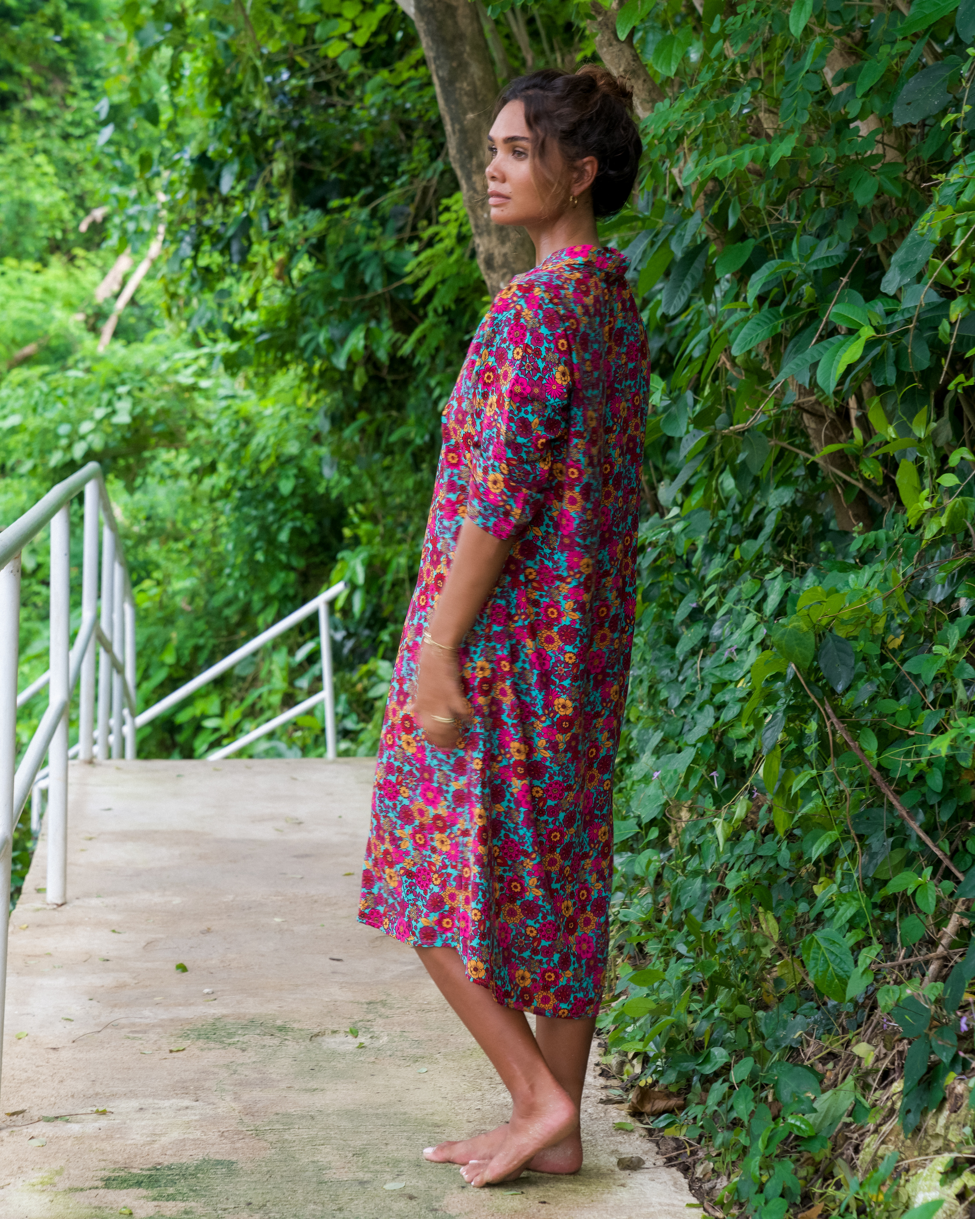 RETREAT MIDI DRESS WILDFLOWER