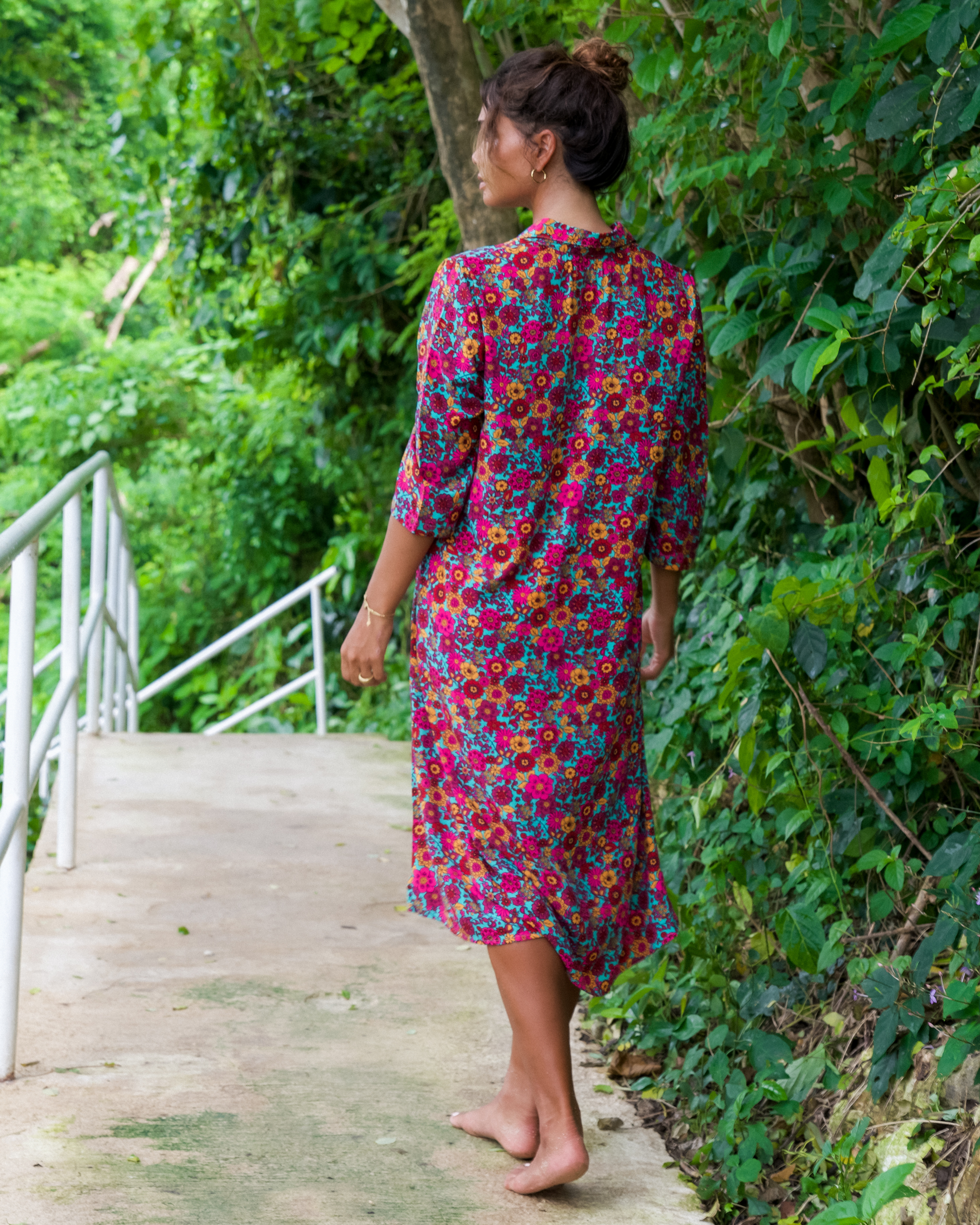 RETREAT MIDI DRESS WILDFLOWER
