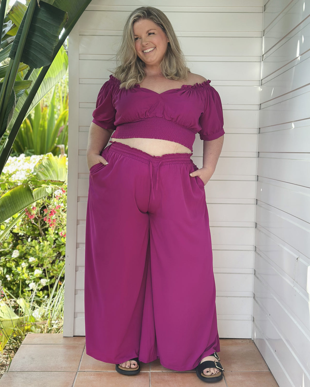 AVA TOP MAGENTA