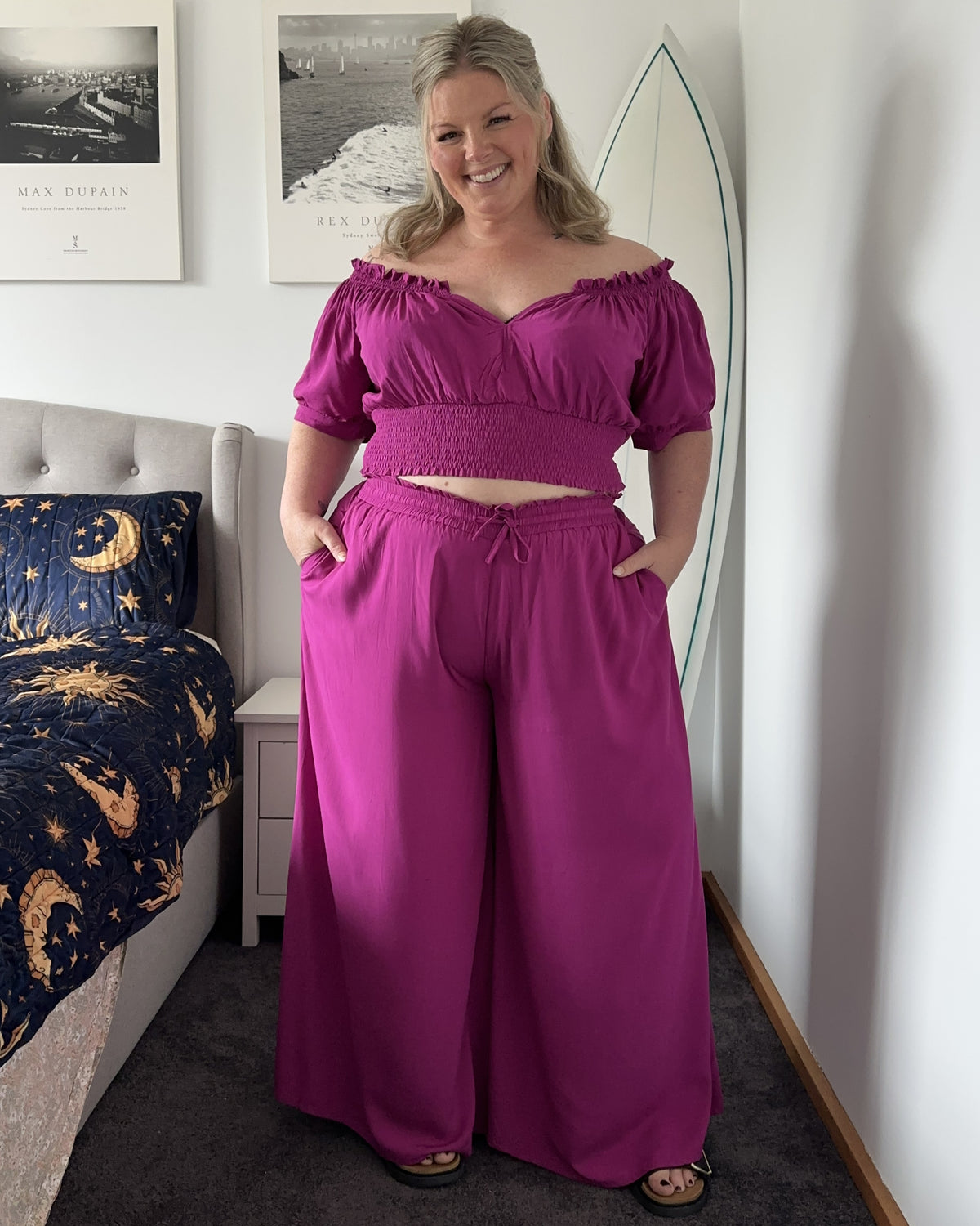 AVA TOP MAGENTA
