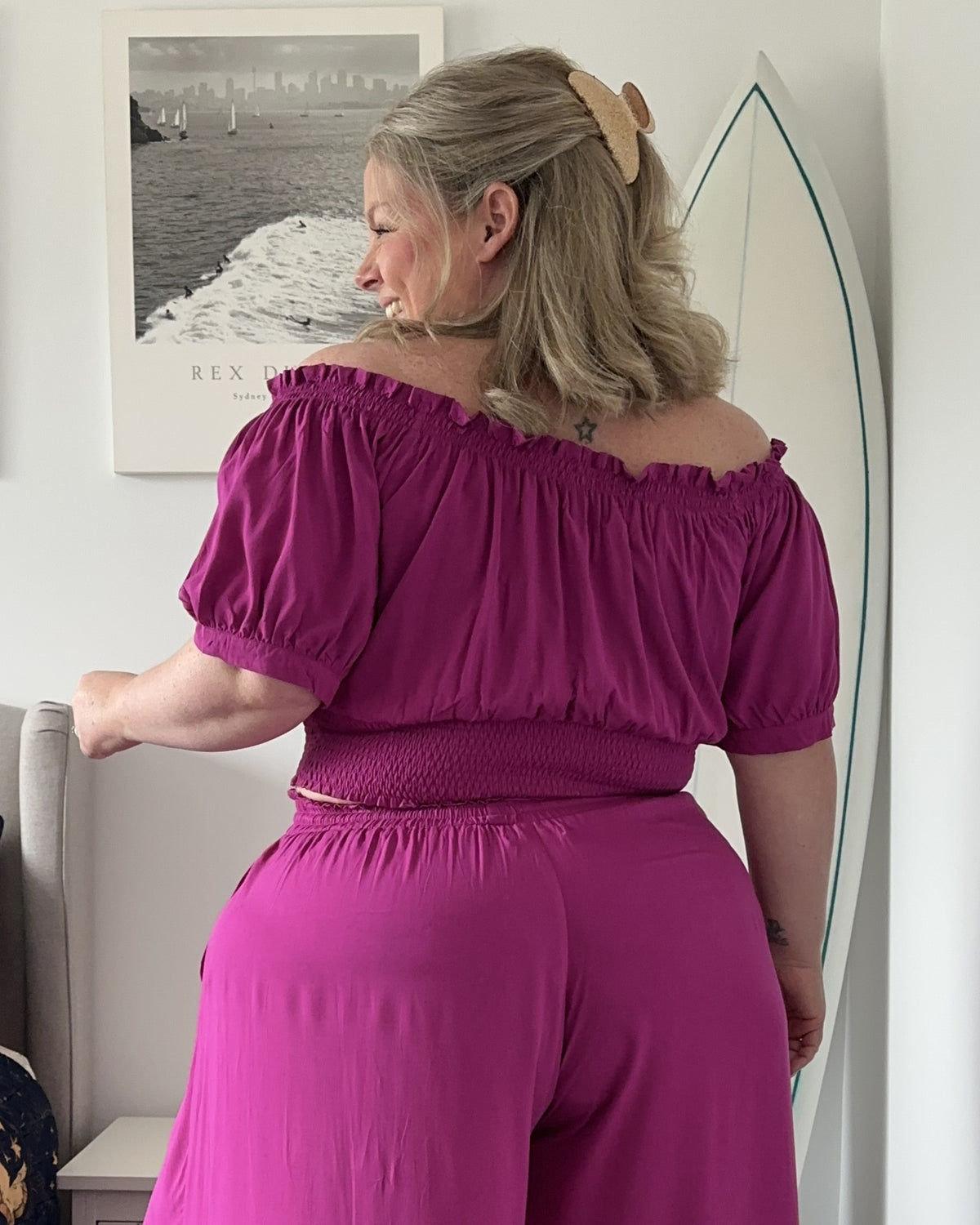 AVA TOP MAGENTA