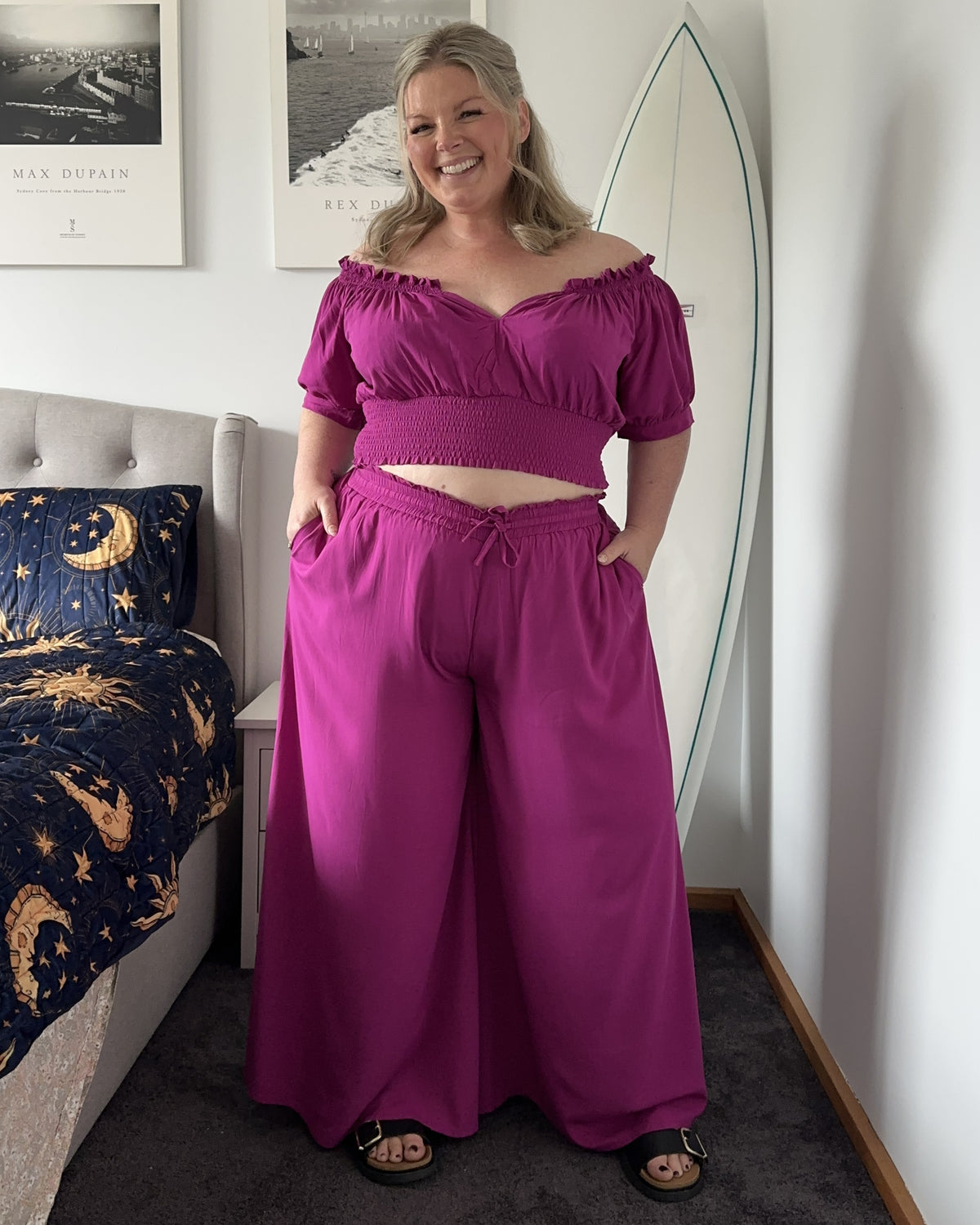 BILLY PANT MAGENTA