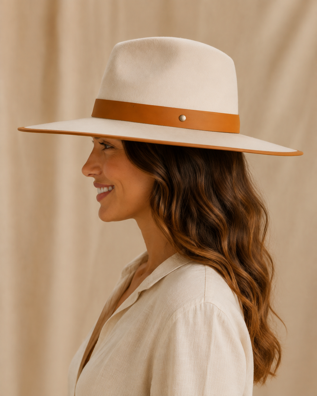TAHLIA PANAMA HAT SNOW