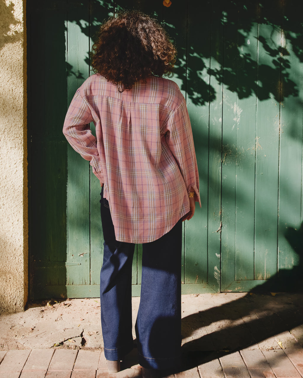 JOAN FLANNEL SHACKET PINK