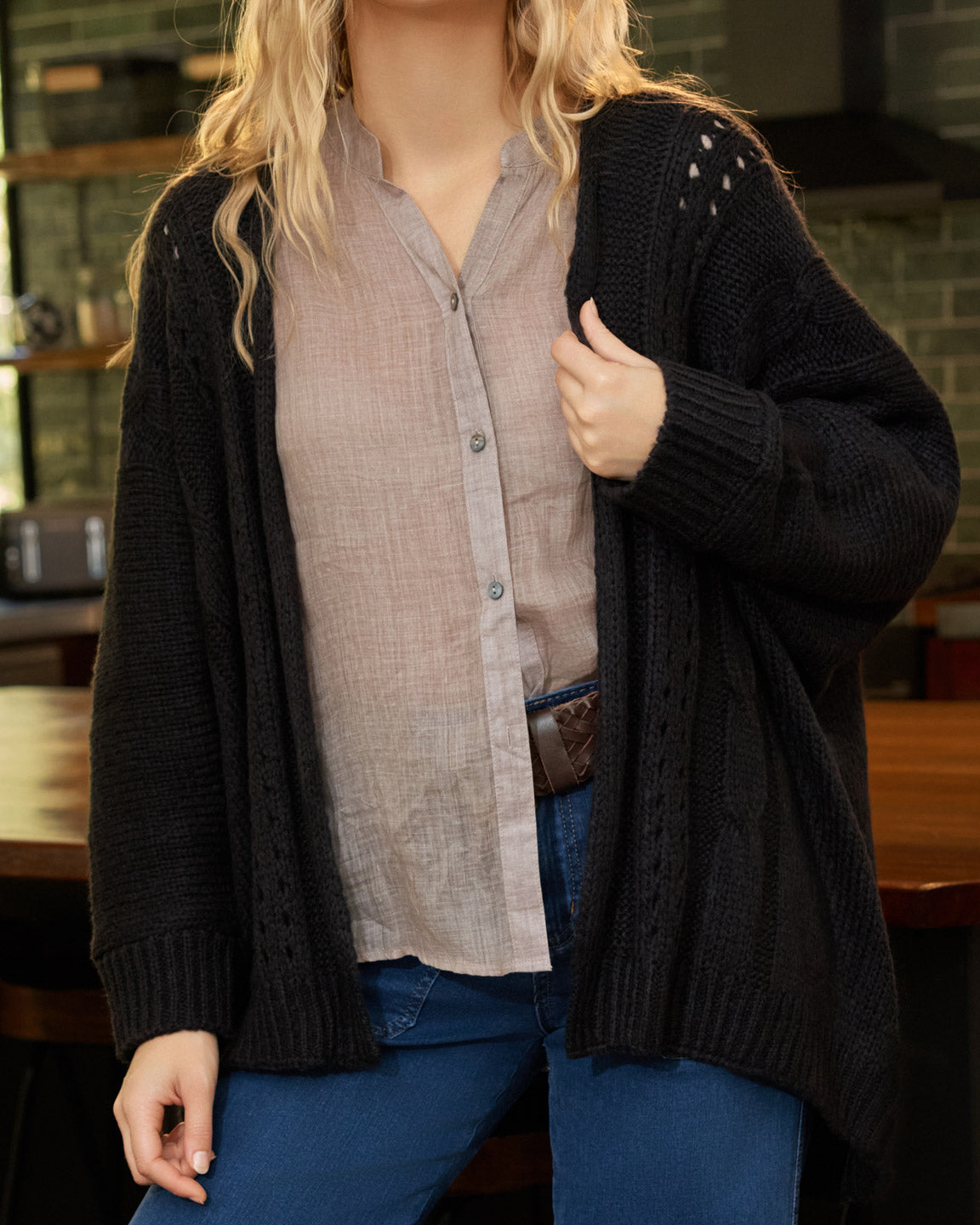 MILLY CARDIGAN BLACK