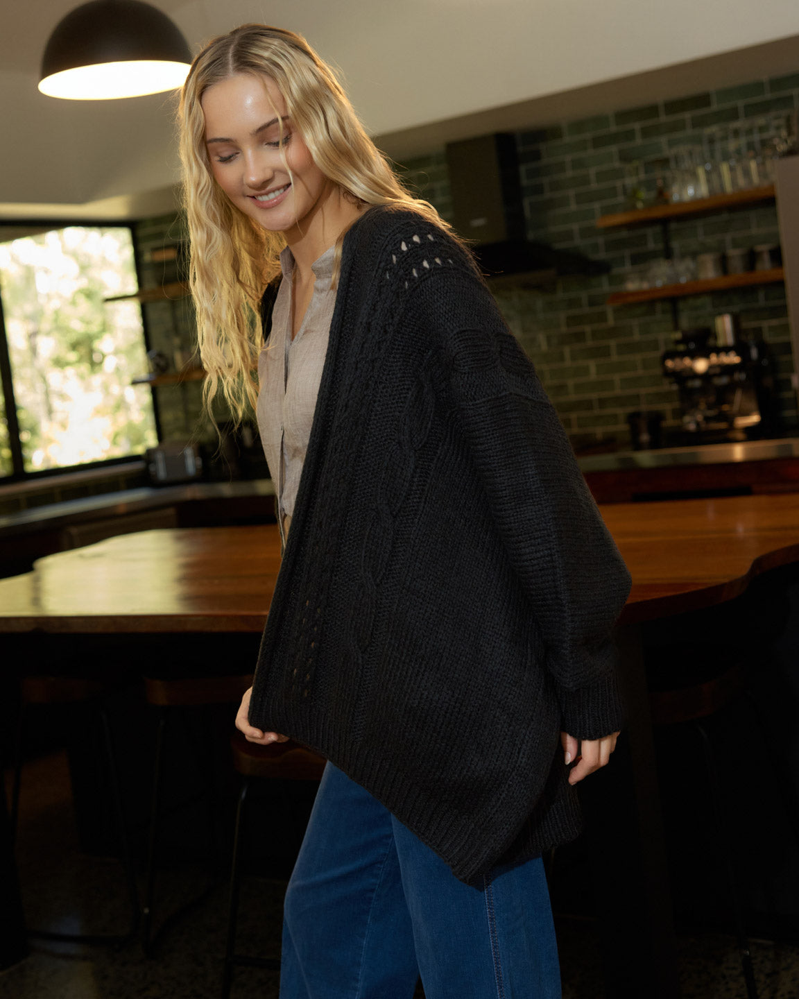 MILLY CARDIGAN BLACK
