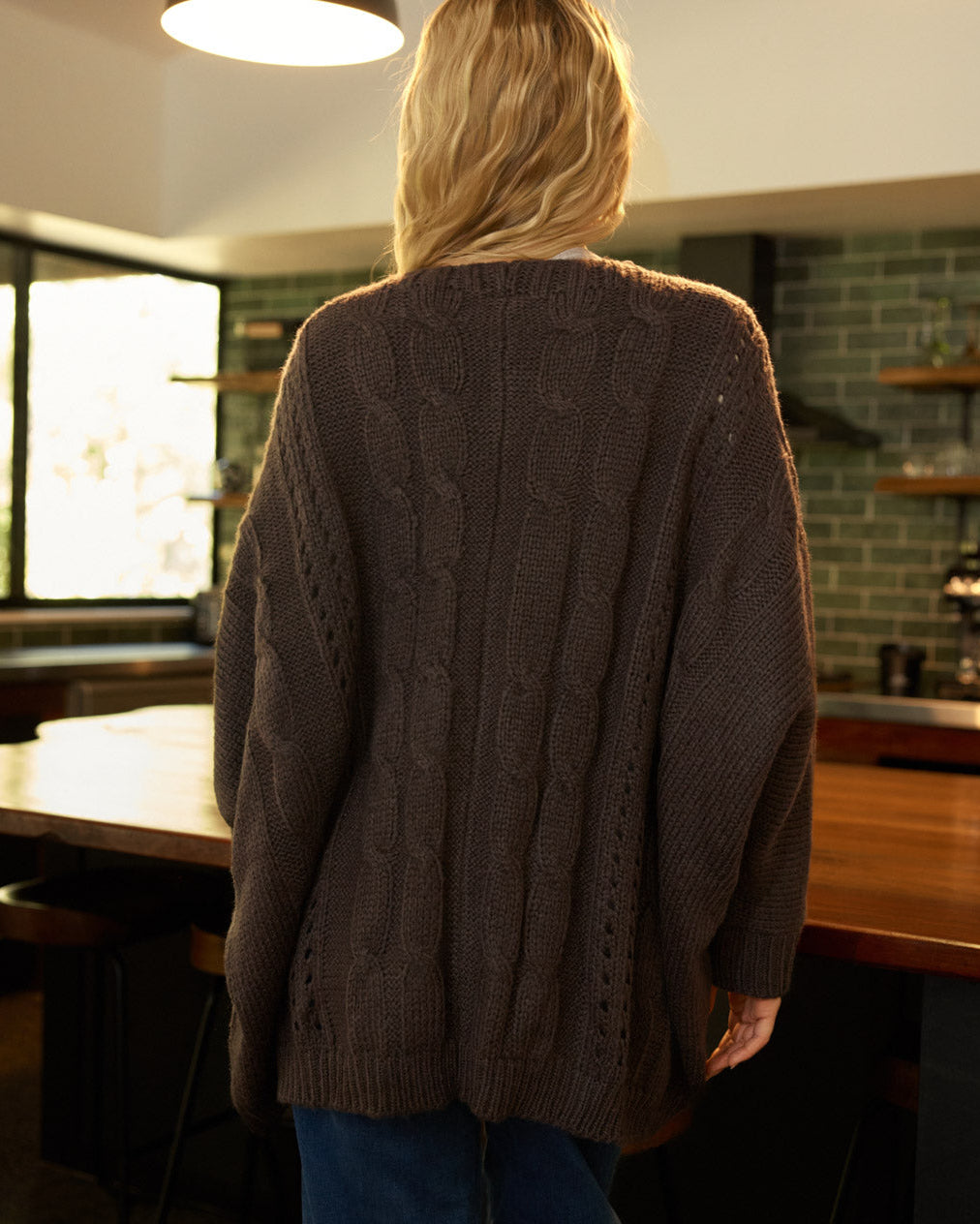 MILLY CARDIGAN CHOCOLATE