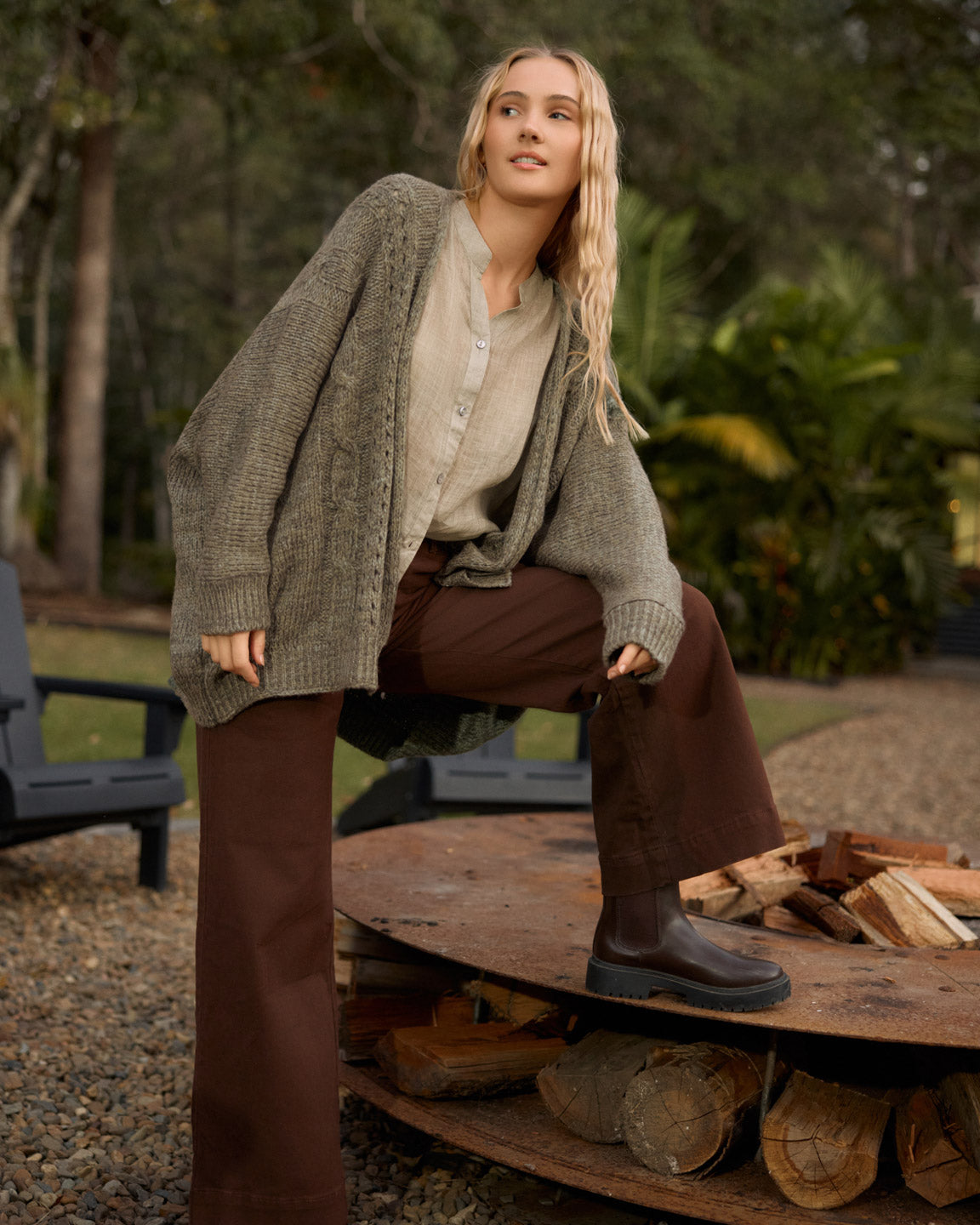 MILLY CARDIGAN MOSS