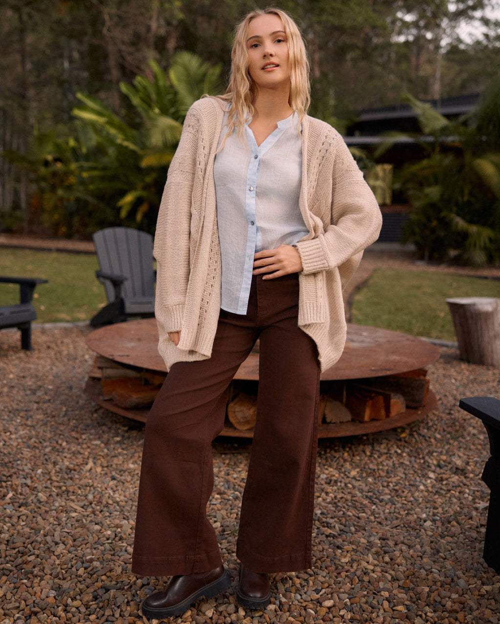 MILLY CARDIGAN OATMEAL