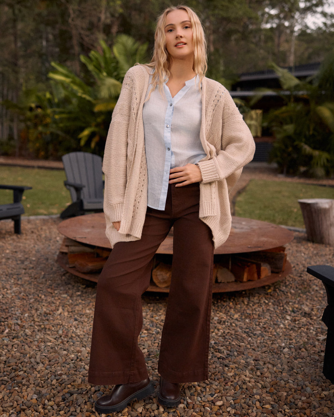 MILLY CARDIGAN OATMEAL