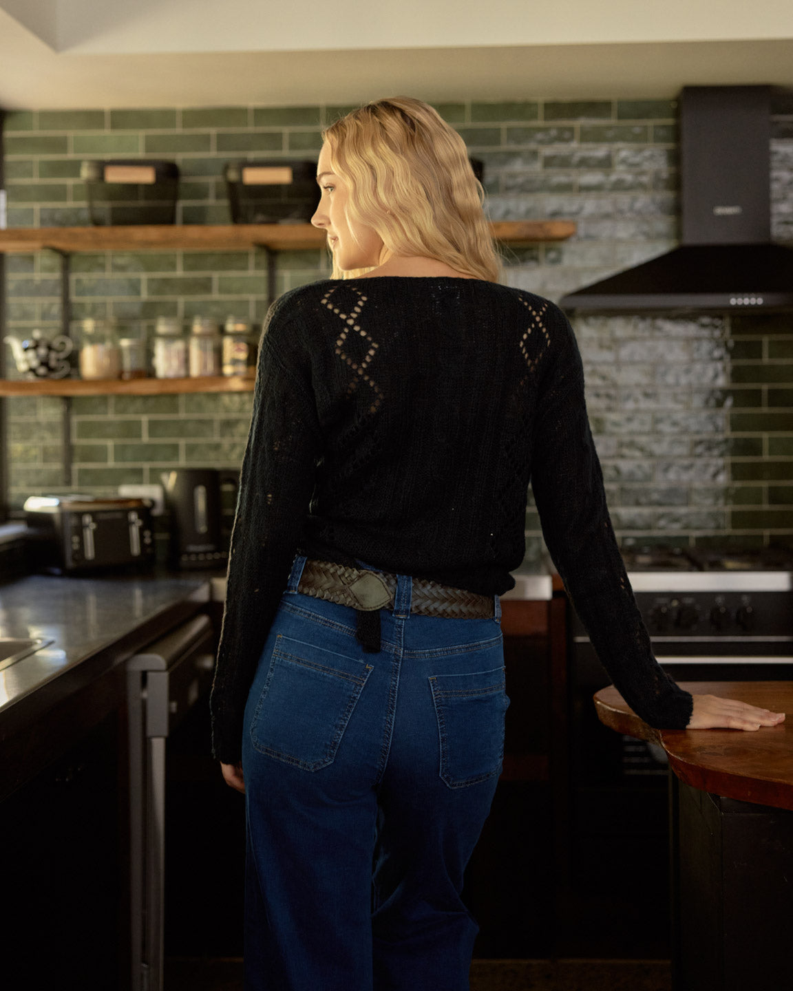 WILLOW CARDIGAN BLACK