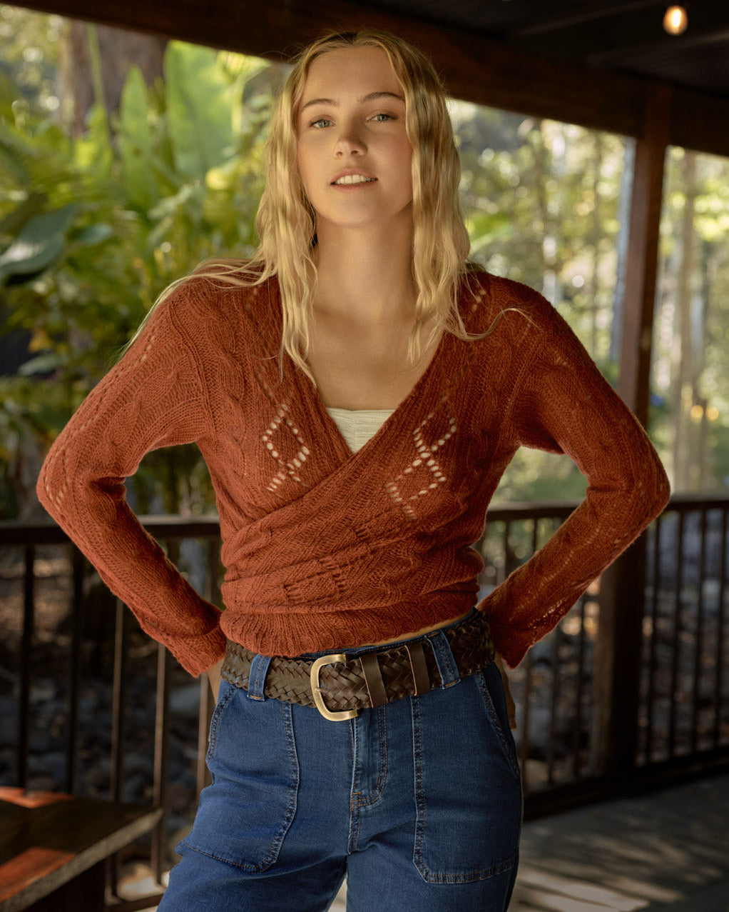 WILLOW CARDIGAN RUST