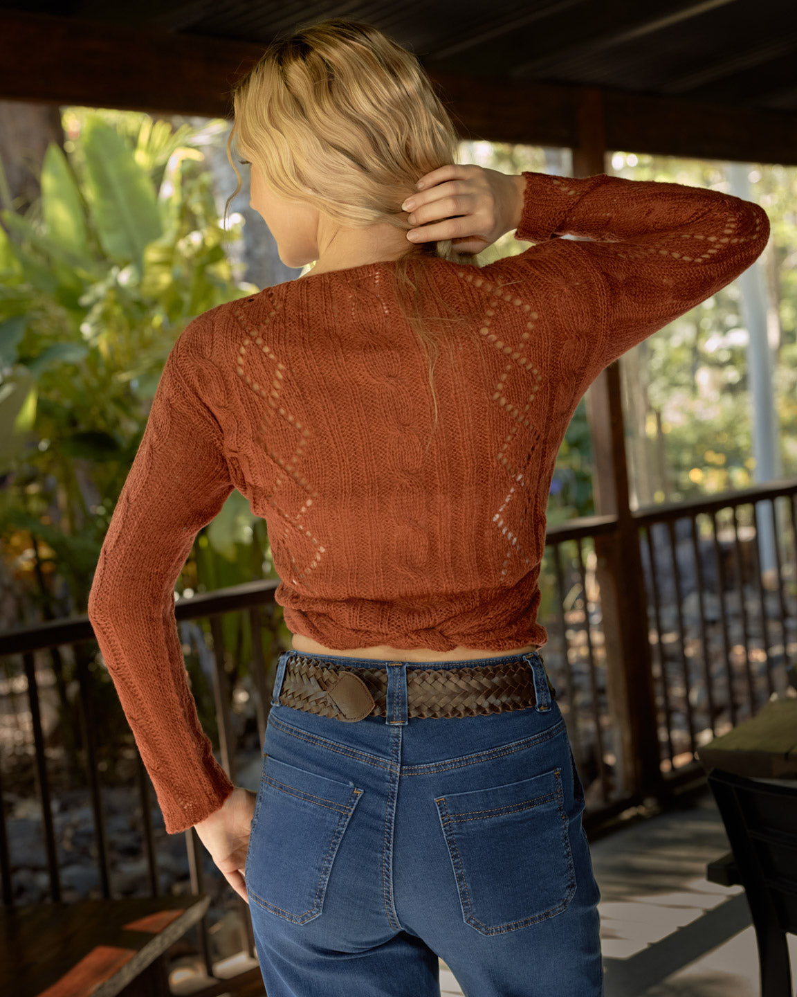 WILLOW CARDIGAN RUST