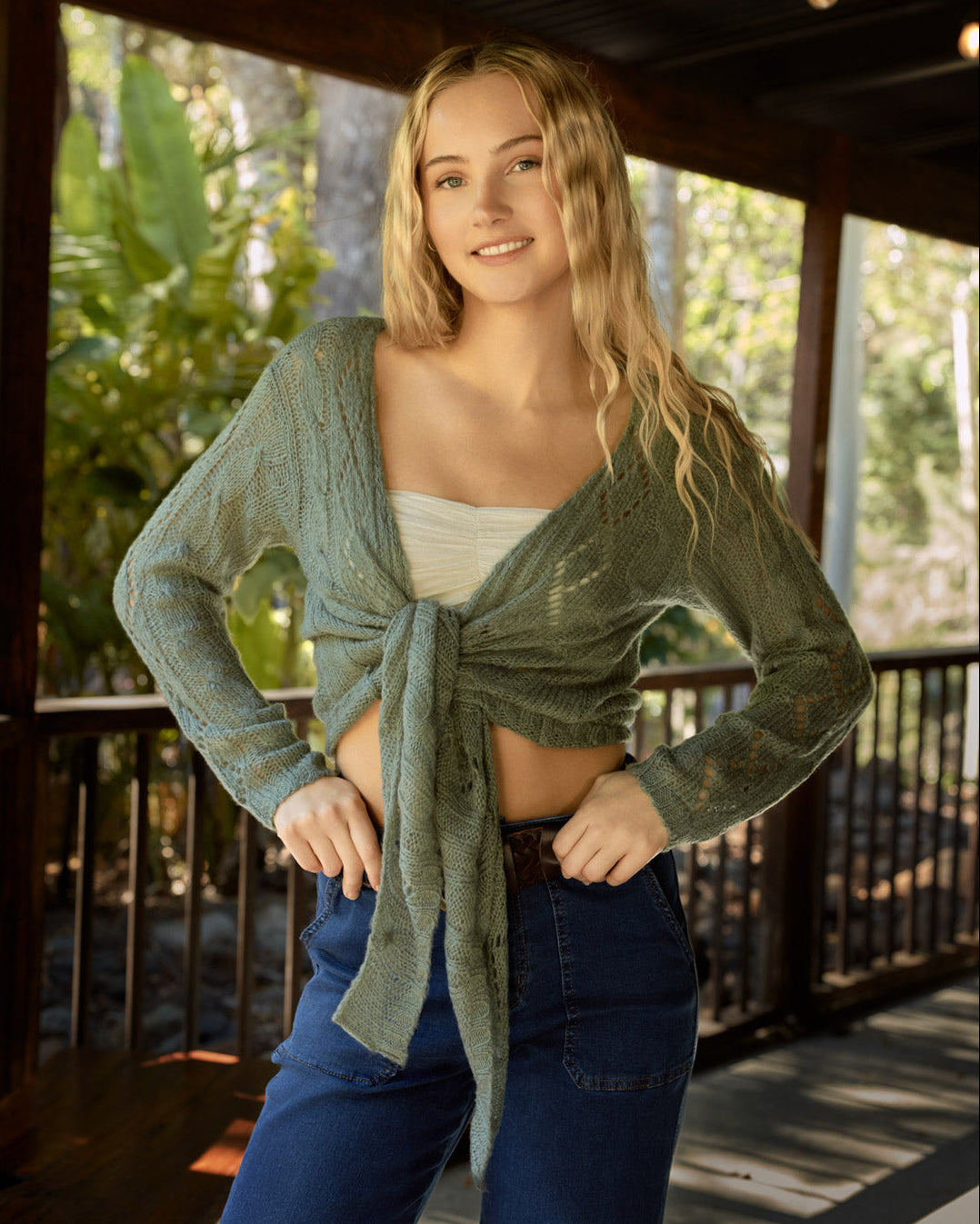 WILLOW CARDIGAN SAGE