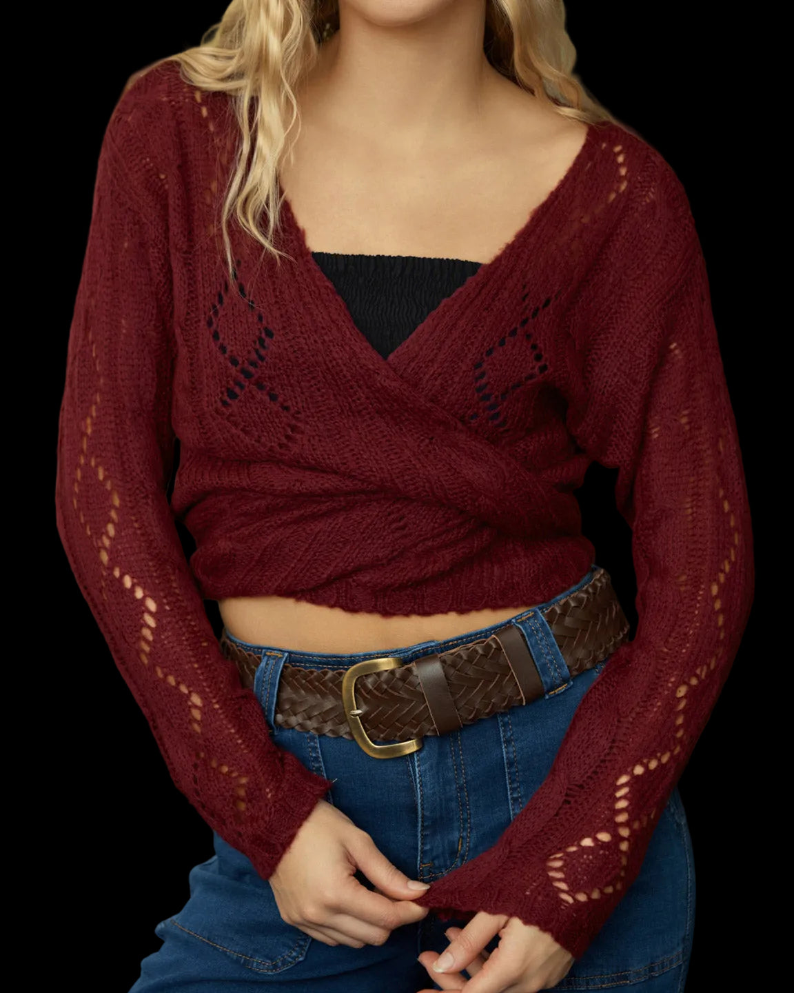 WILLOW CARDIGAN WINE