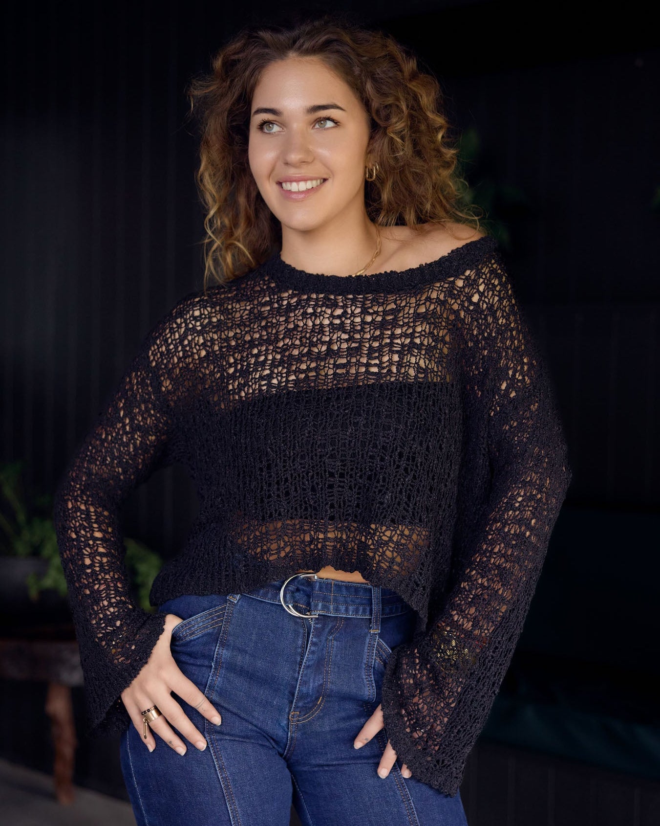 LIVIA TOP BLACK