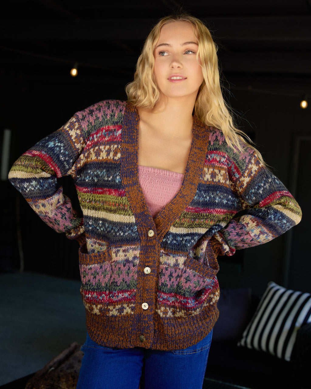 MARGI CARDIGAN WOODLAND